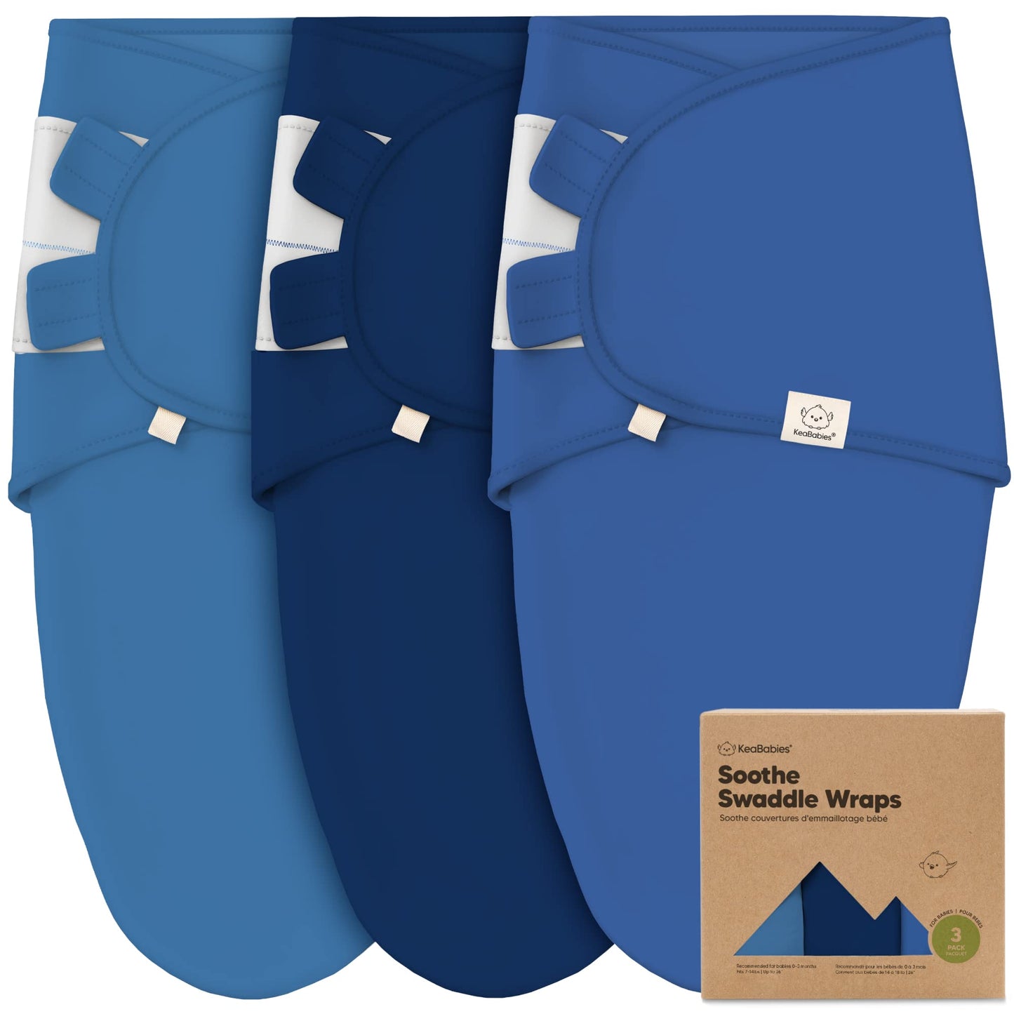 3-Pack Organic Baby Swaddle Sleep Sacks - Tots Treasure Trove