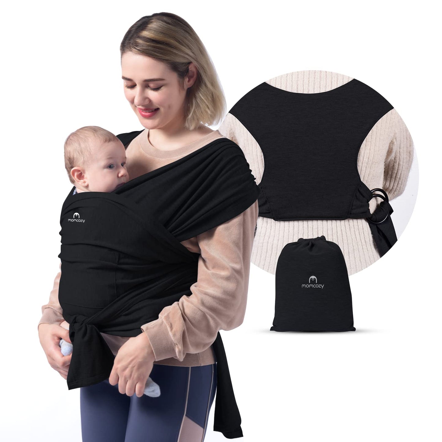 Momcozy Baby Wrap Carrier - Tots Treasure Trove