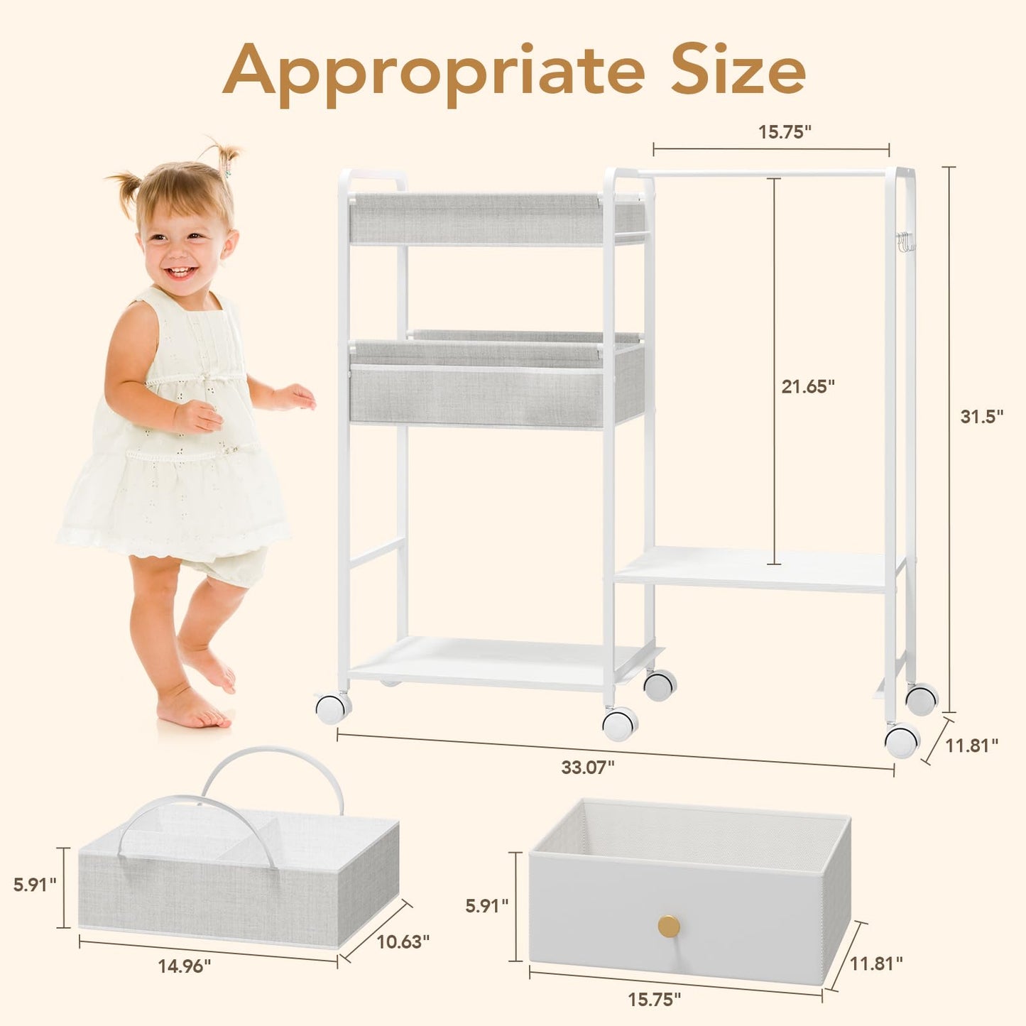 Diaper Caddy Organizer