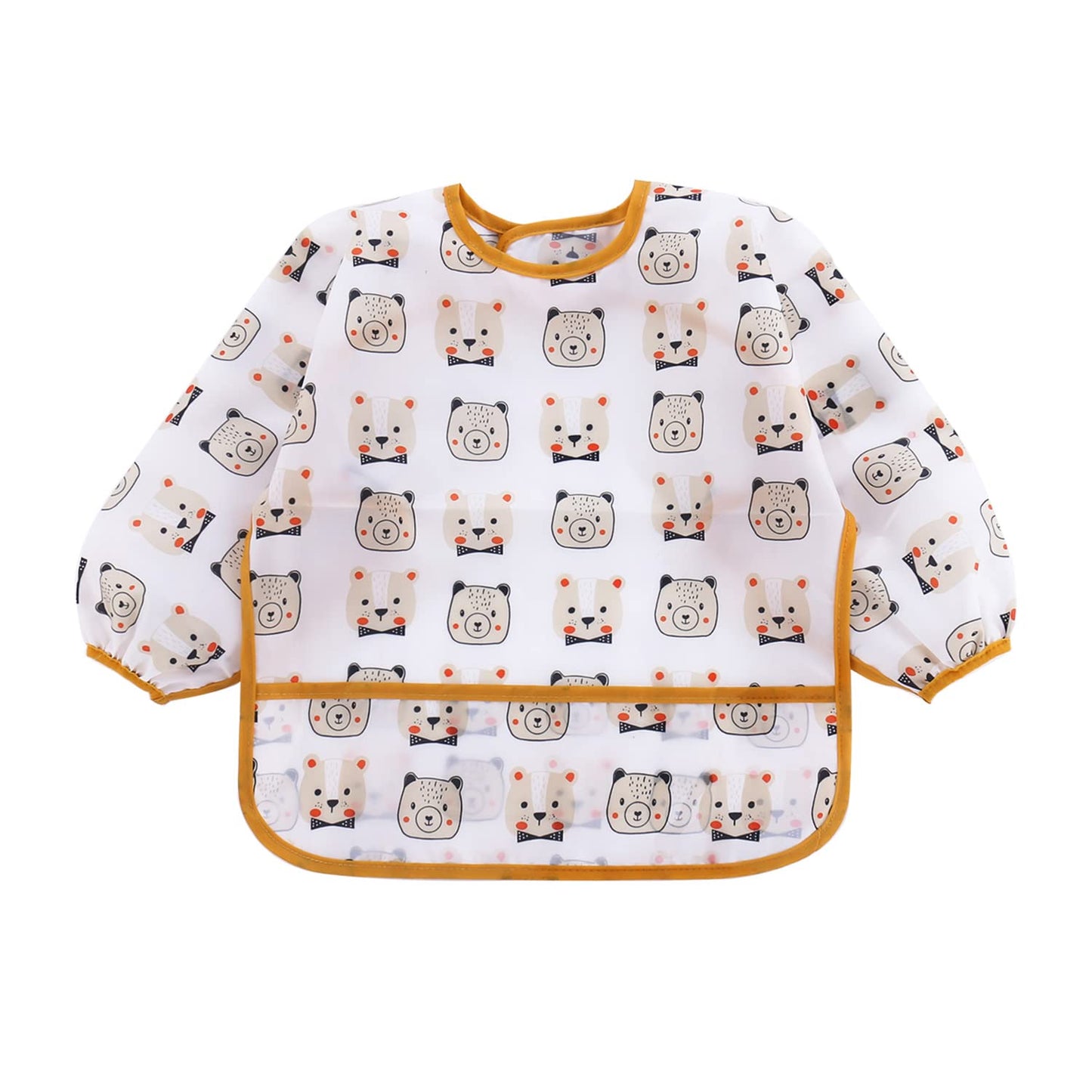 PandaEar Unisex Baby baby bibs with sleeves - Tots Treasure Trove