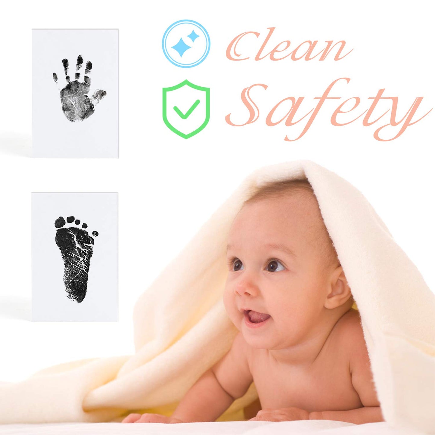 MengNi Baby Footprint and Handprint Ink Pad Kits - Tots Treasure Trove