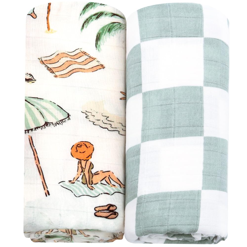 LifeTree Muslin Swaddle Blankets - Tots Treasure Trove