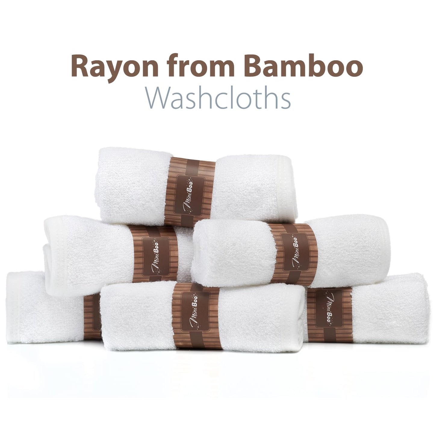 Bamboo Baby Washcloths for Sensitive Skin - Tots Treasure Trove