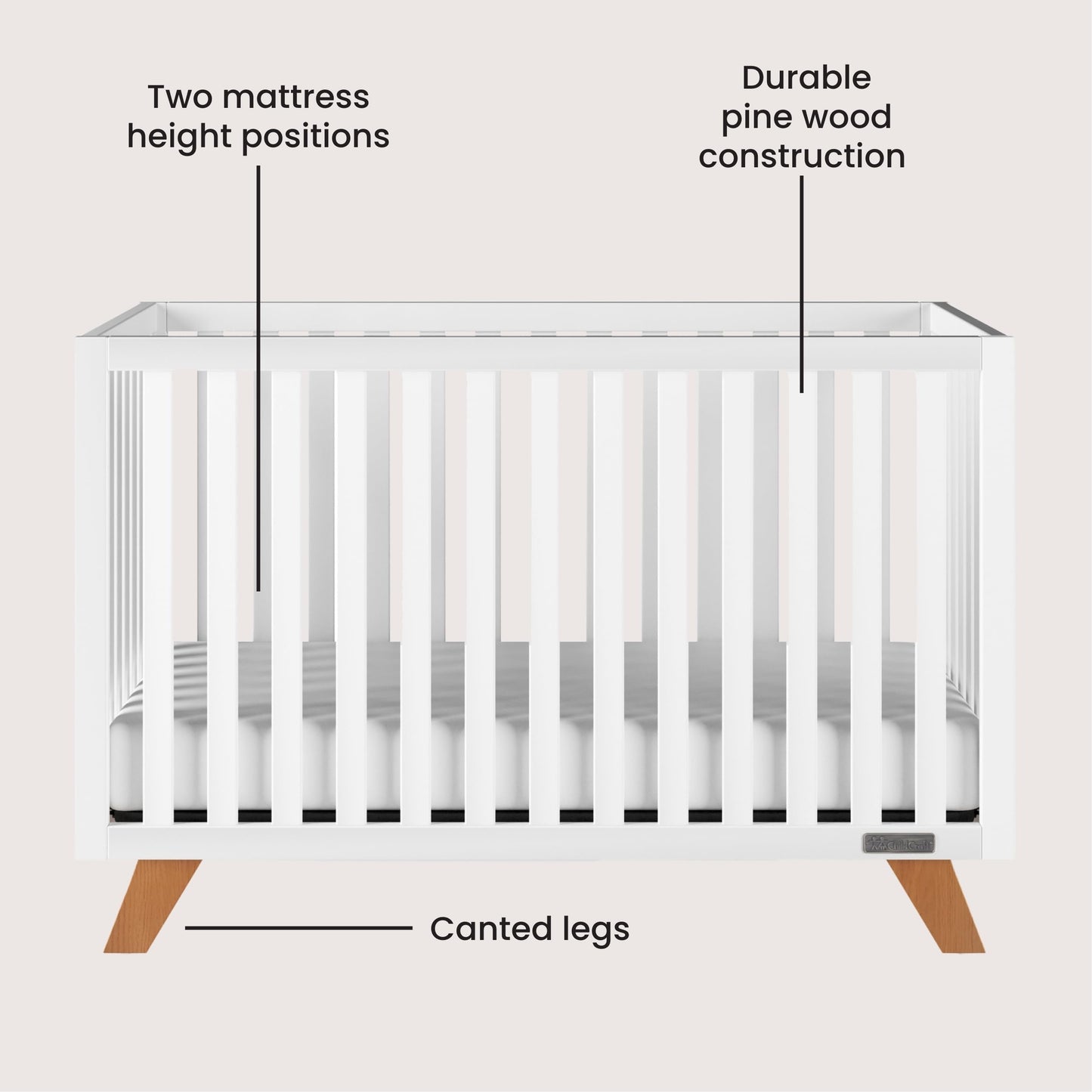 SOHO 4-in-1 Convertible Crib - Tots Treasure Trove