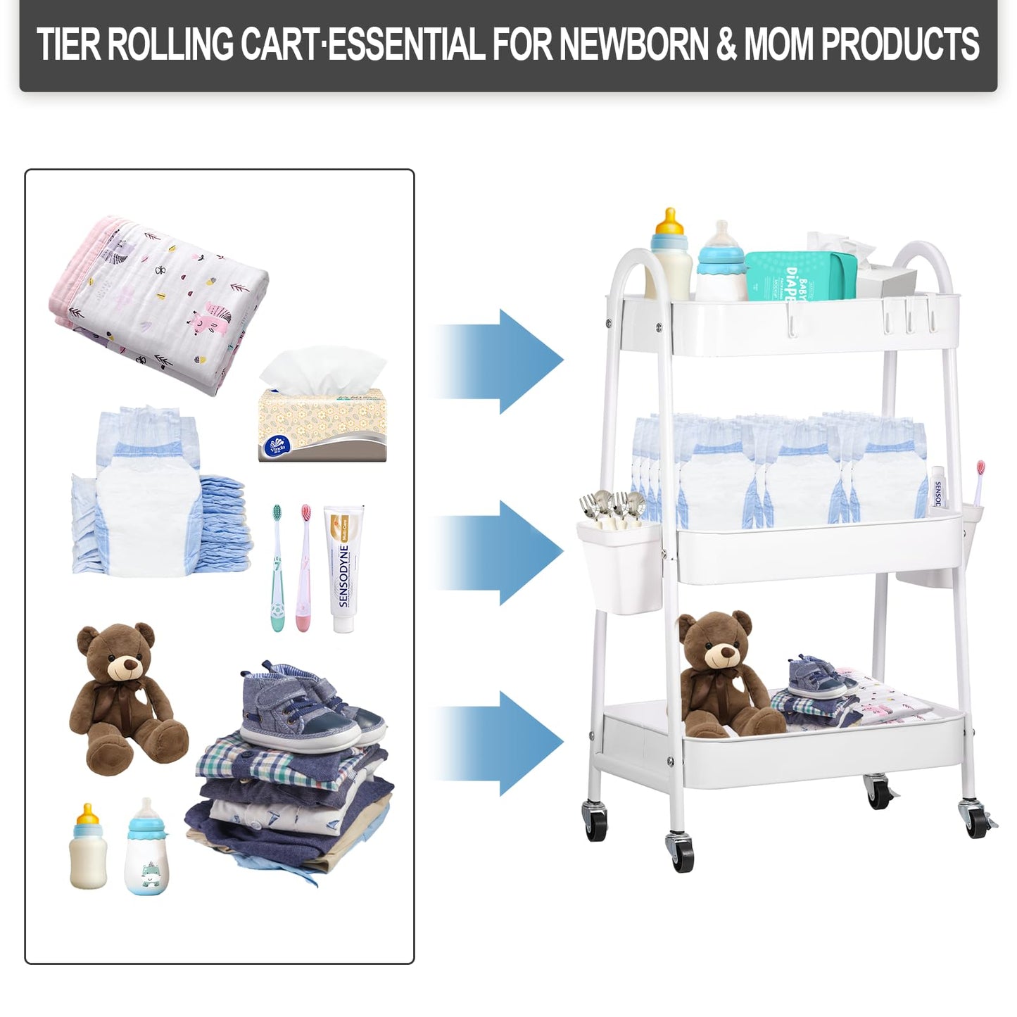Diaper Caddy Cart