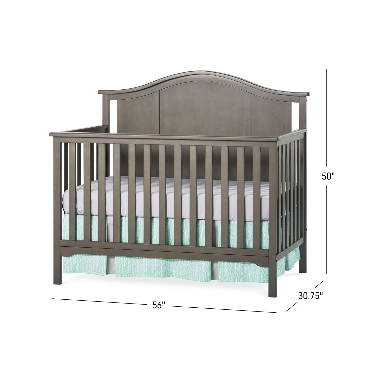 Child Craft Cottage Arch Top 4 in 1 Convertible Crib - Tots Treasure Trove
