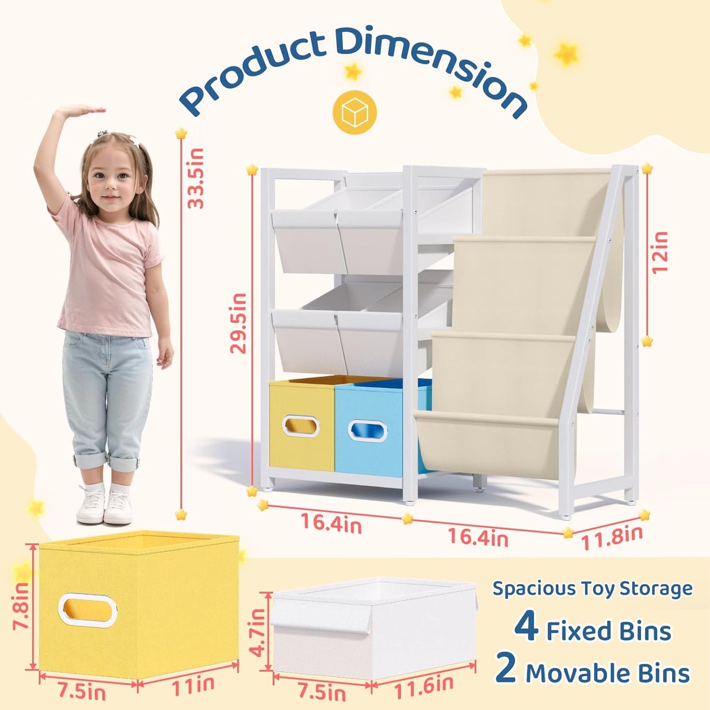 Bookshelf & Toy Storage