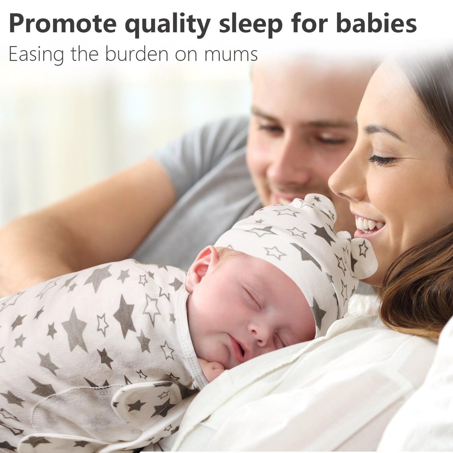 3-Pack Organic Baby Swaddle Sleep Sacks for Newborn - Tots Treasure Trove