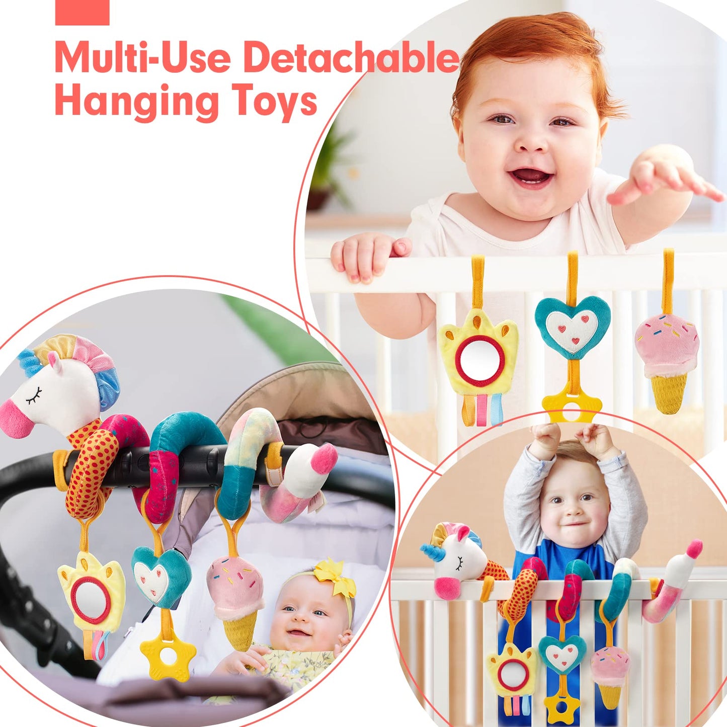 hahaland Car Seat Toys for Baby - Tots Treasure Trove