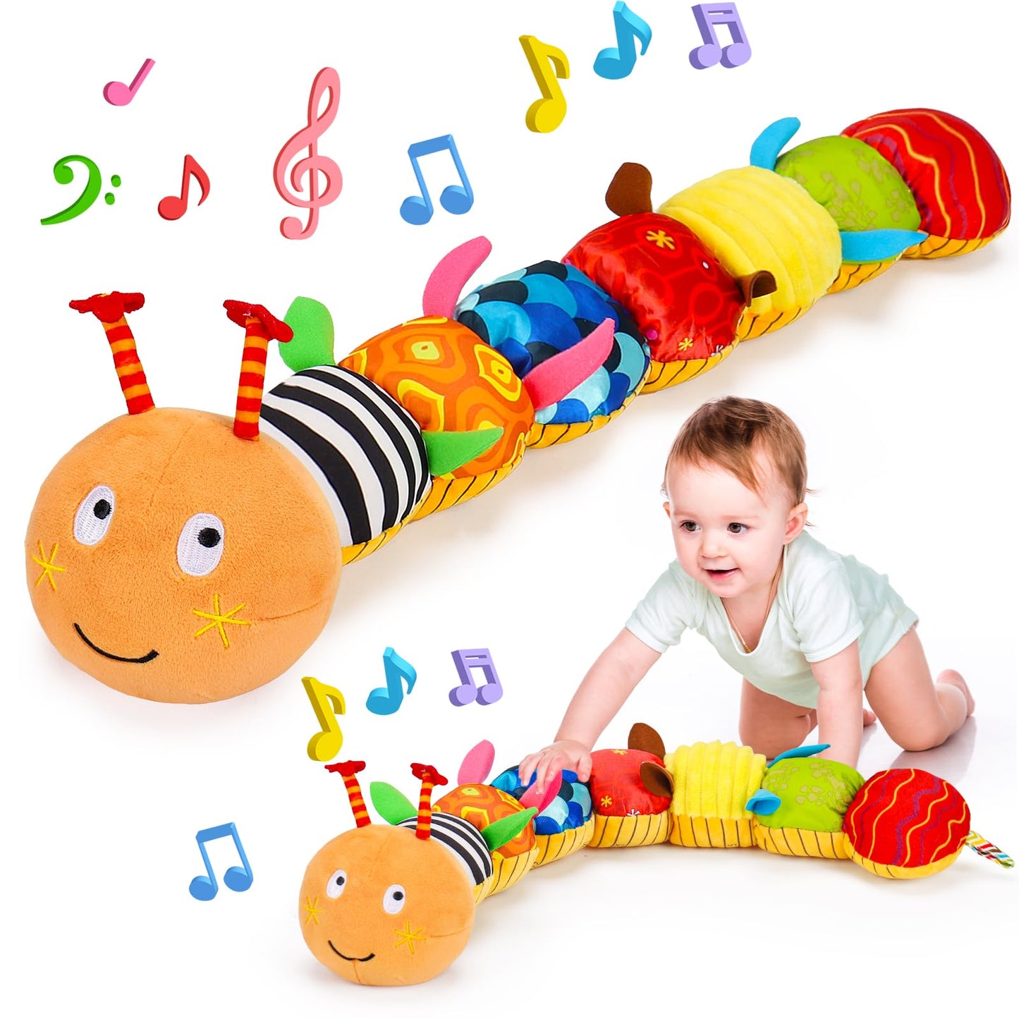 Caterpillar Rattle Toy