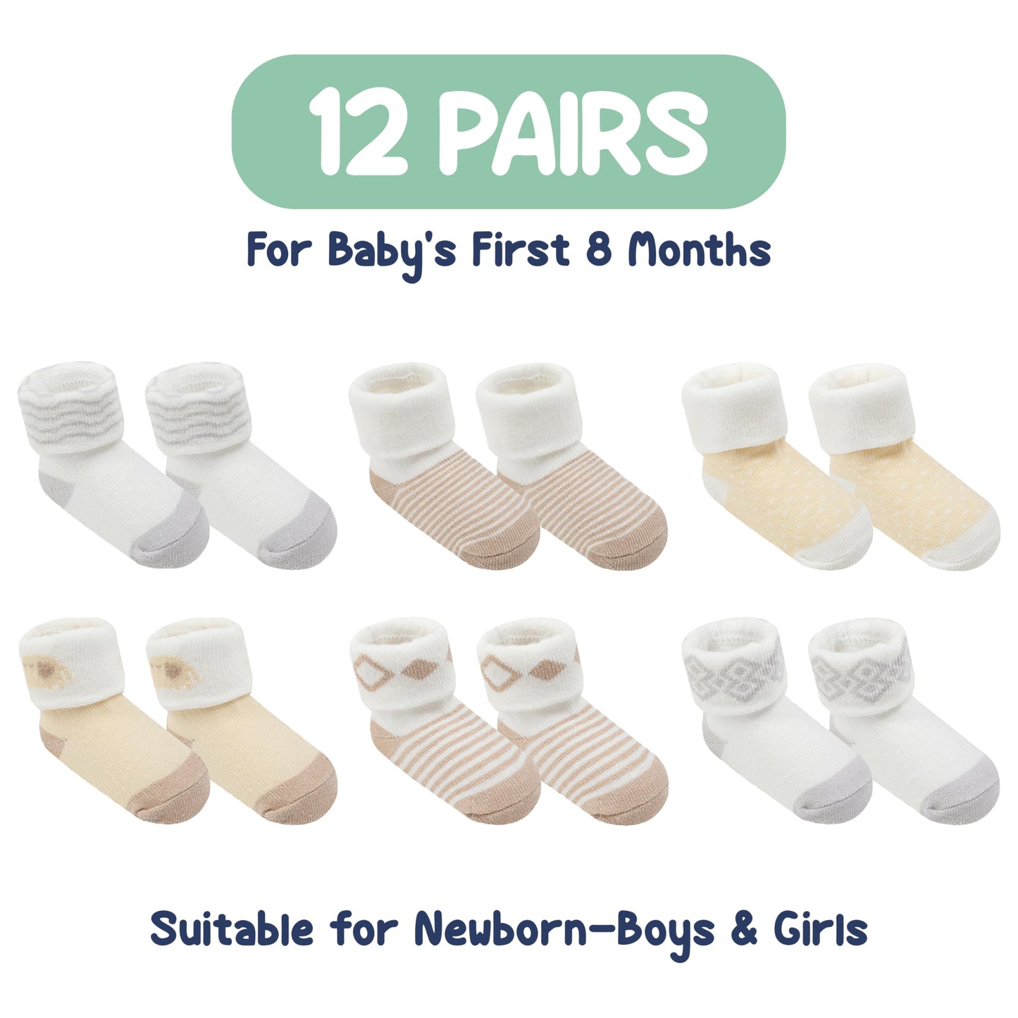 Organic Cotton Baby Socks