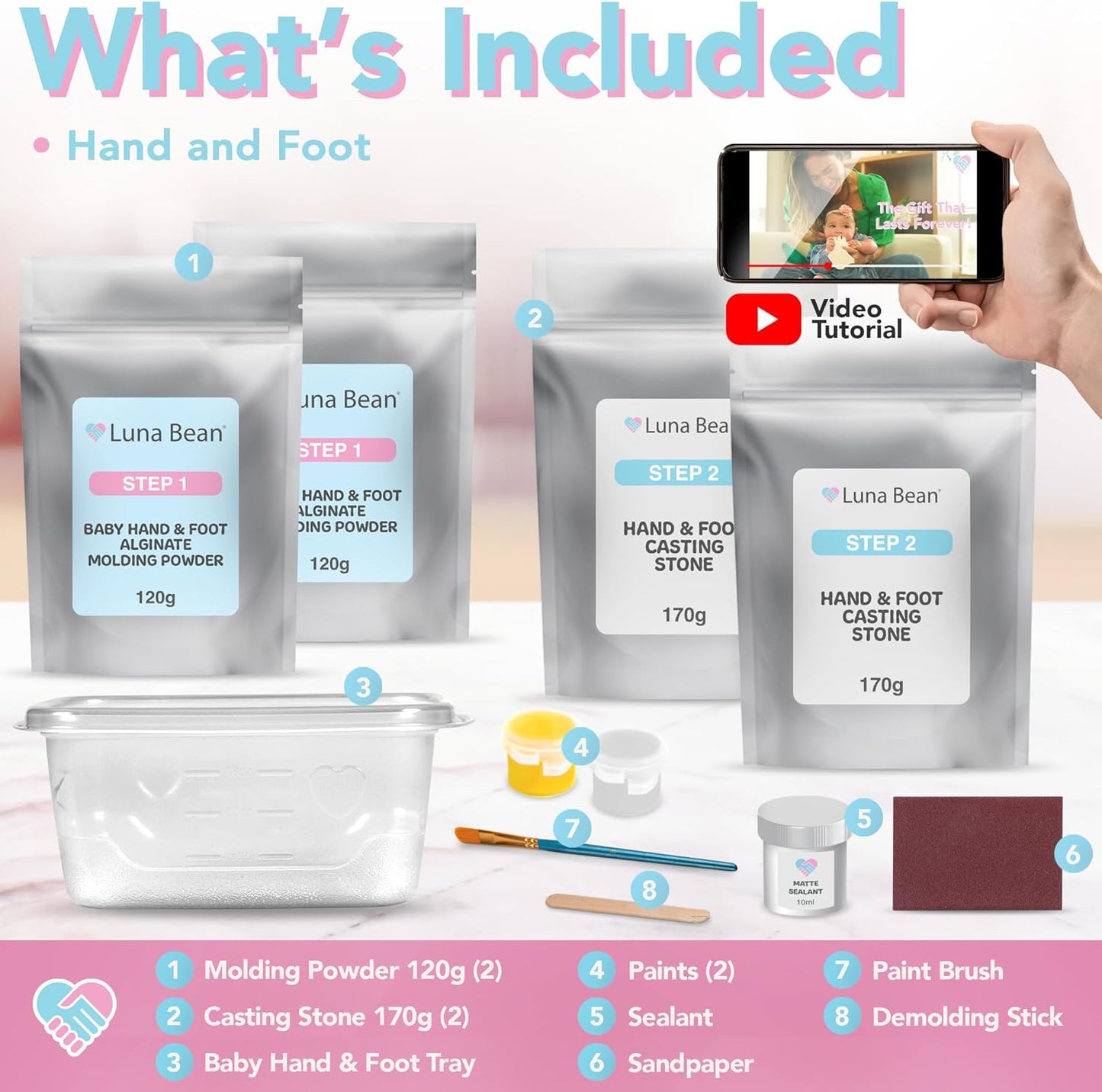 Hand/Feet Casting Kit