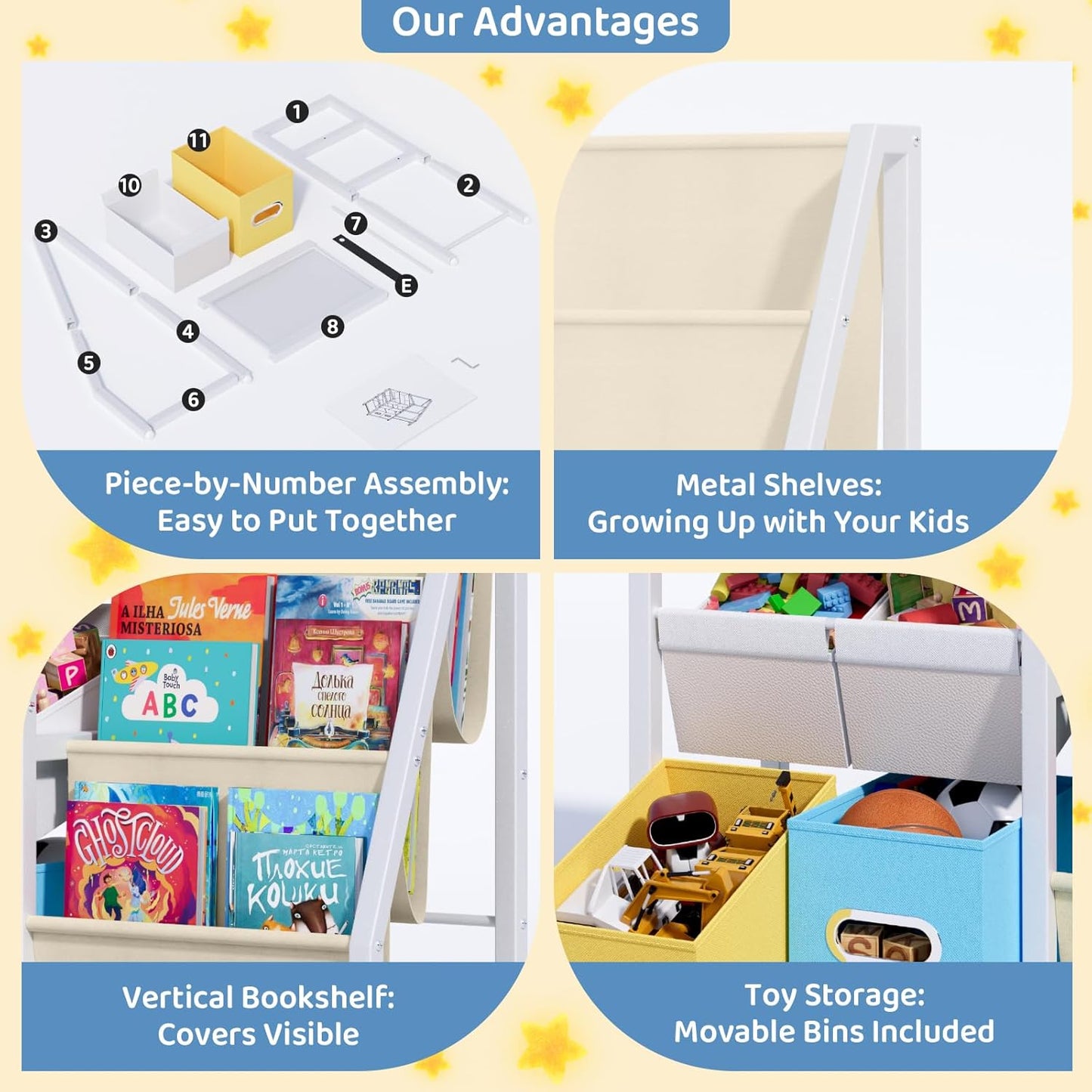 Bookshelf & Toy Storage