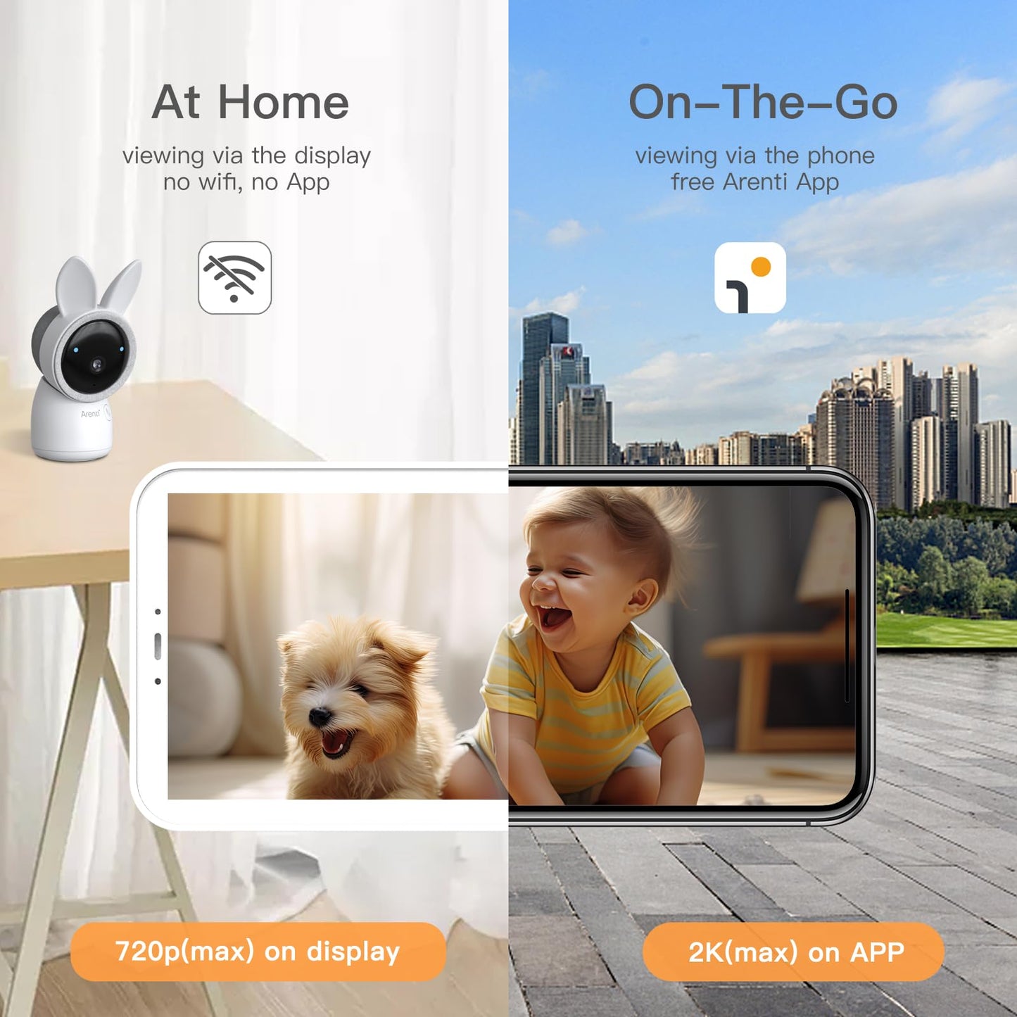 ARENTI Baby Monitor - Tots Treasure Trove