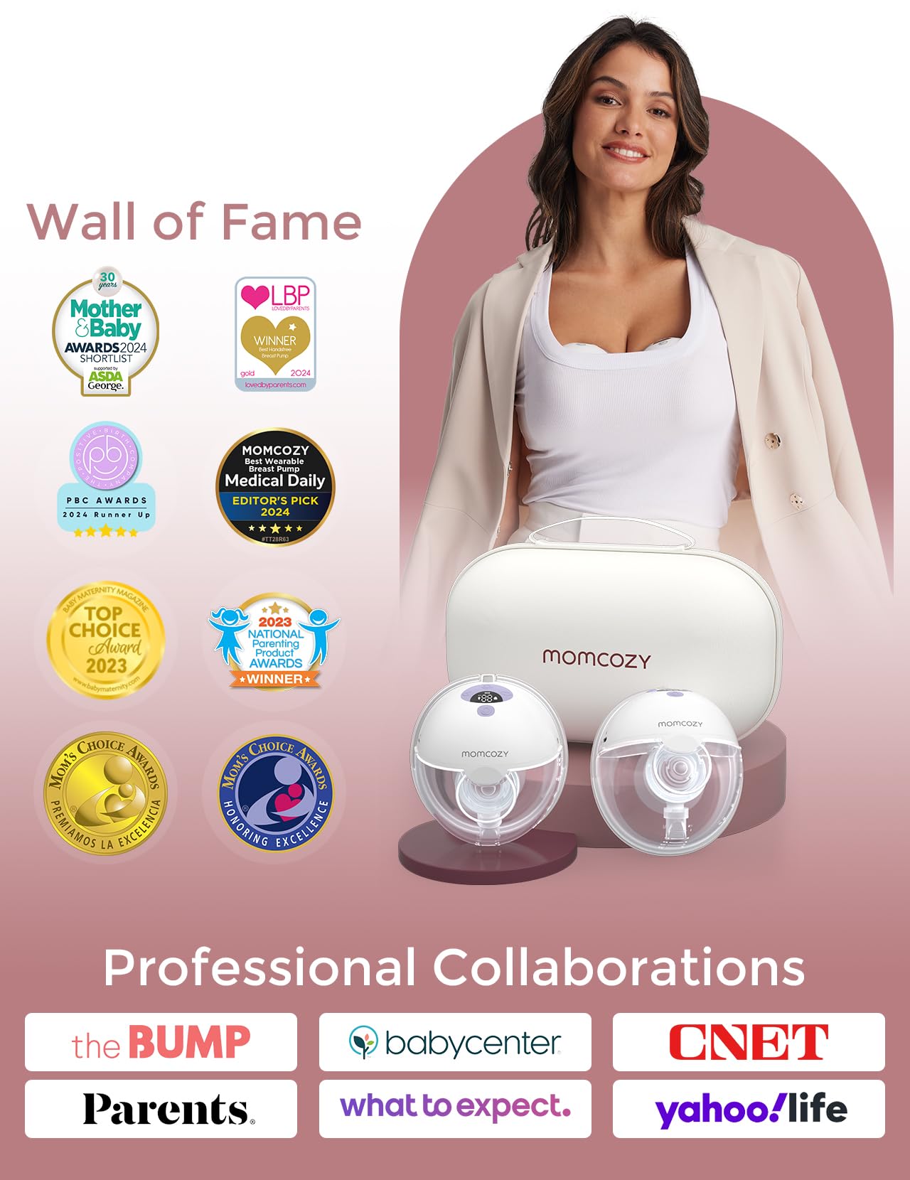 Momcozy M5 Hands Free Breast Pump - Tots Treasure Trove
