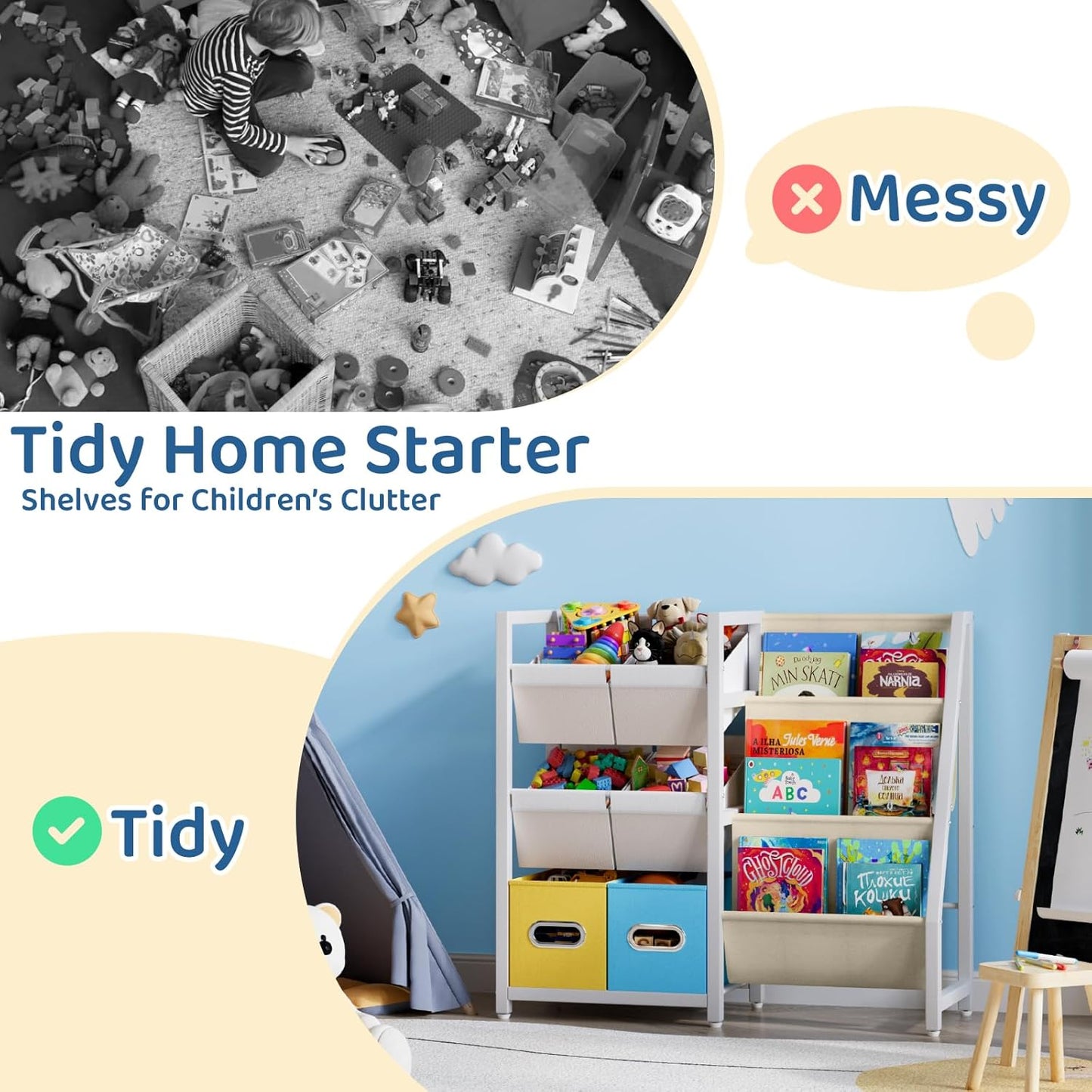 Bookshelf & Toy Storage