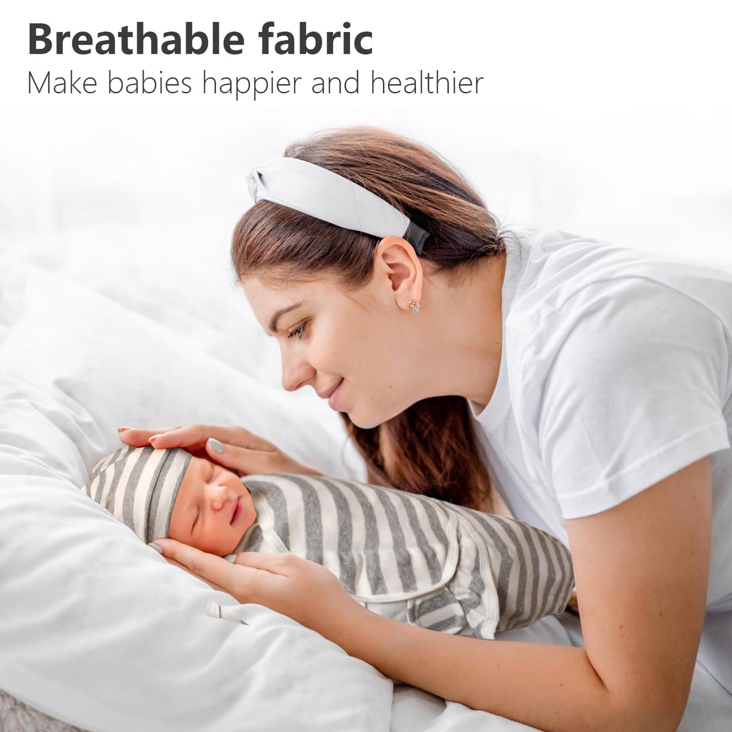 3-Pack Organic Baby Swaddle Sleep Sacks for Newborn - Tots Treasure Trove
