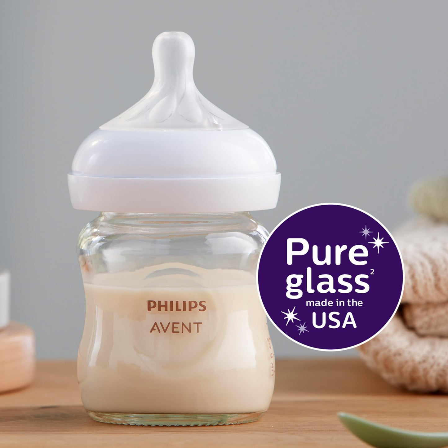 Philips Avent Glass Natural Baby Bottle - Tots Treasure Trove