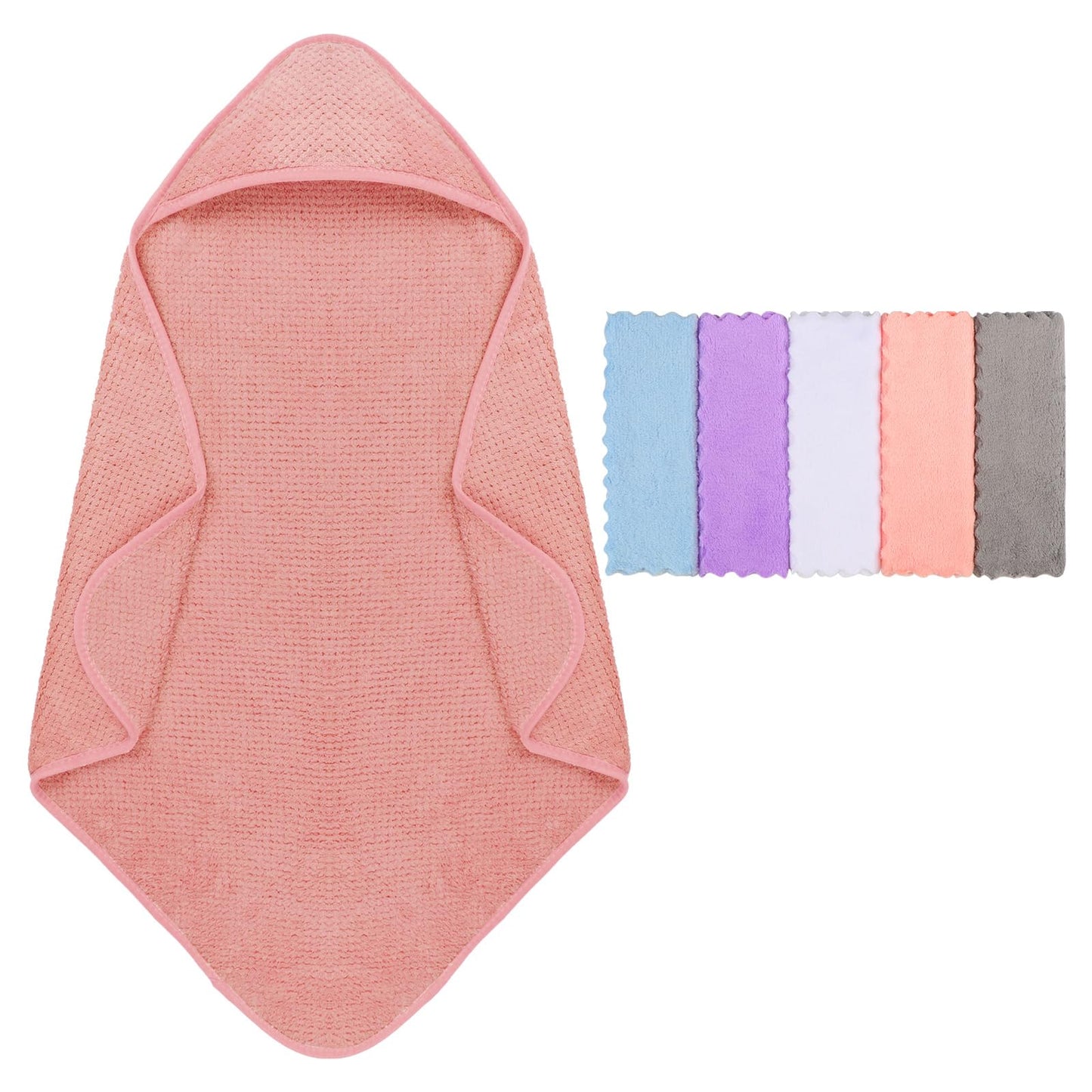Hooded Towel and Washcloths