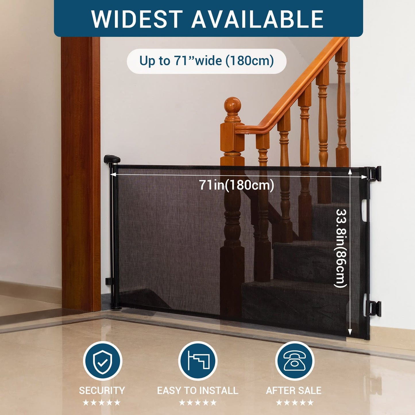 Retractable Baby Gate