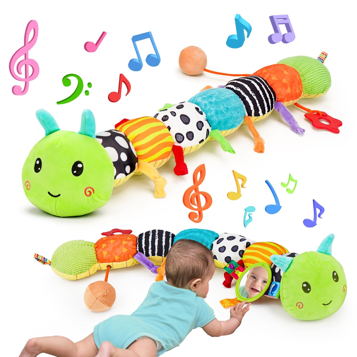Caterpillar Rattle Toy