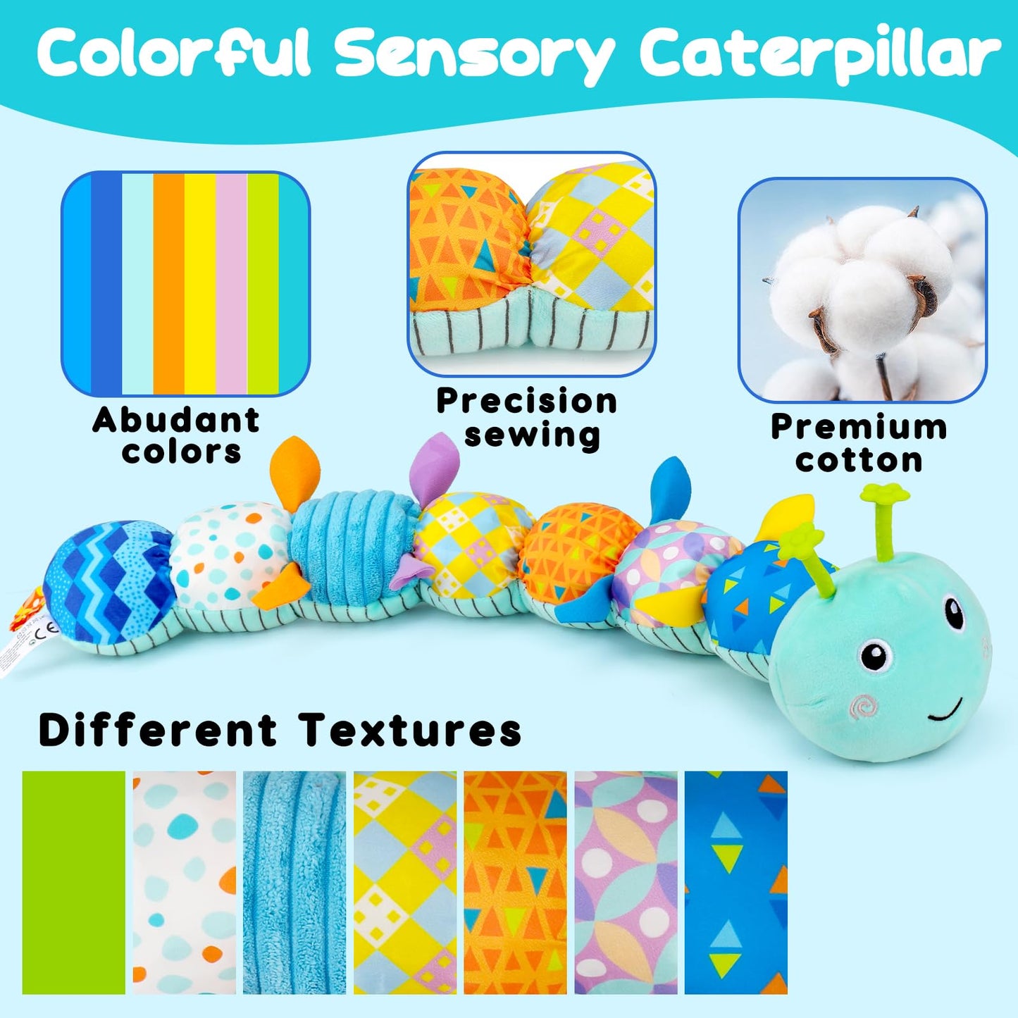 Caterpillar Rattle Toy