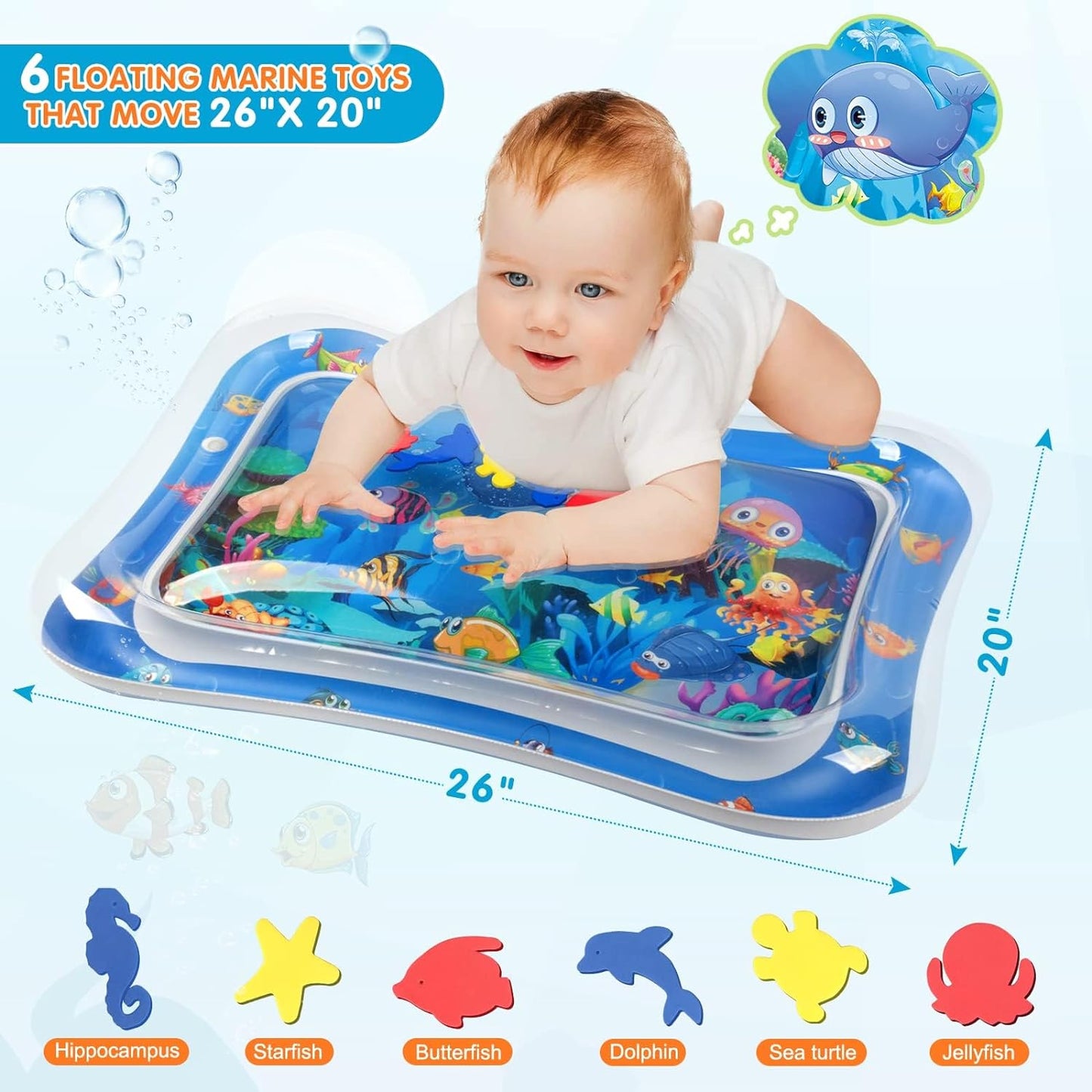 Infinno Inflatable Tummy Time Mat - Tots Treasure Trove
