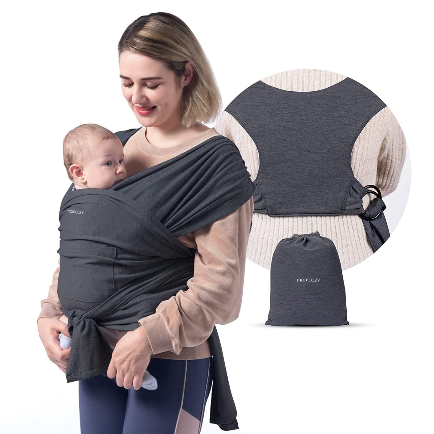 Momcozy Baby Wrap Carrier - Tots Treasure Trove