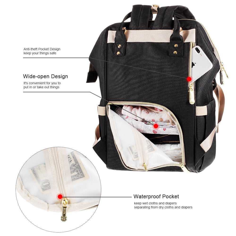 MUIFA Diaper Bag - Tots Treasure Trove