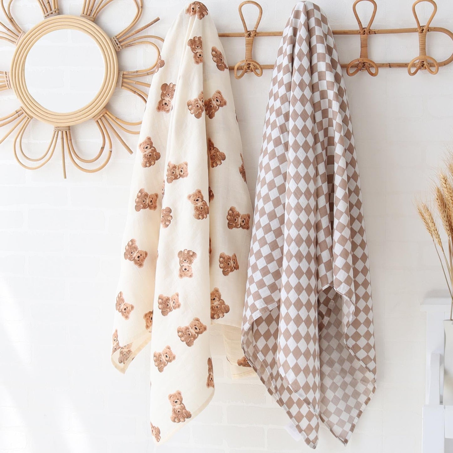LifeTree Muslin Swaddle Blankets - Tots Treasure Trove