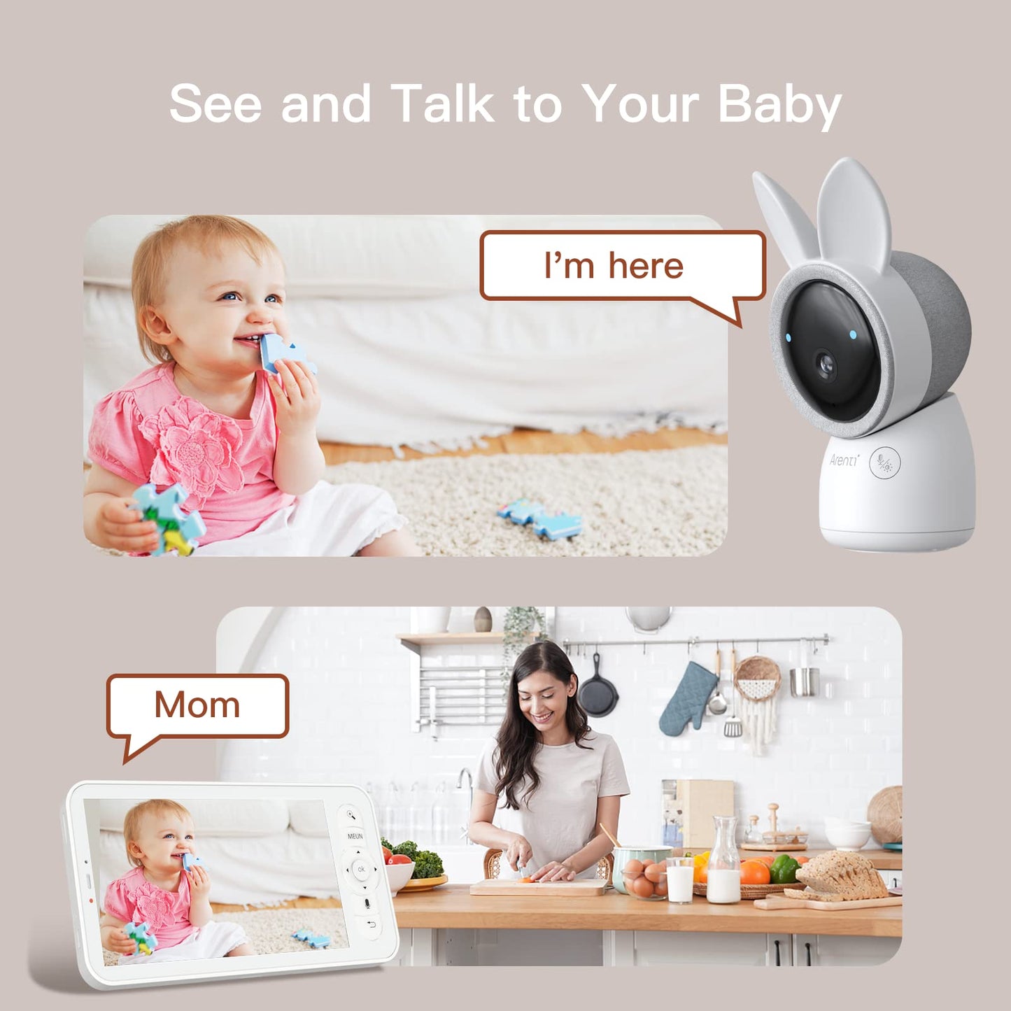 ARENTI Baby Monitor - Tots Treasure Trove