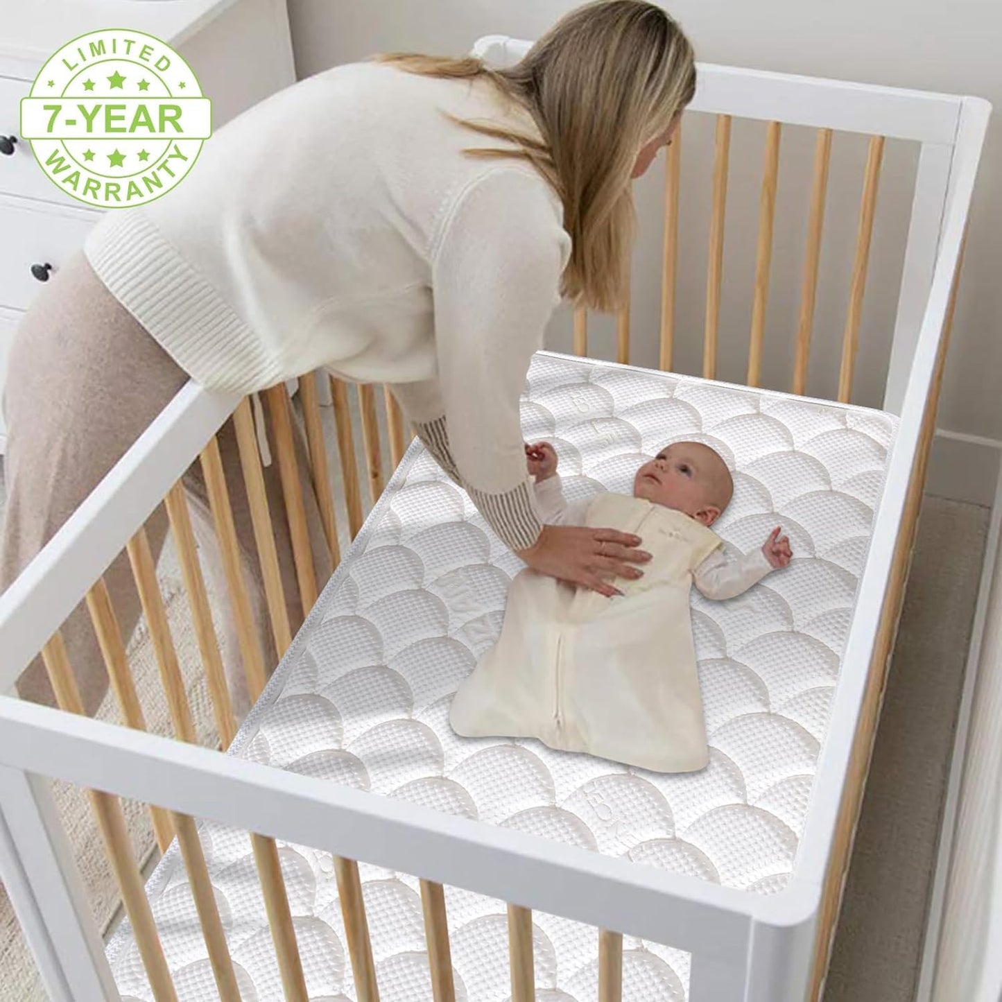 Baby Crib & Toddler Bed Mattress - Tots Treasure Trove