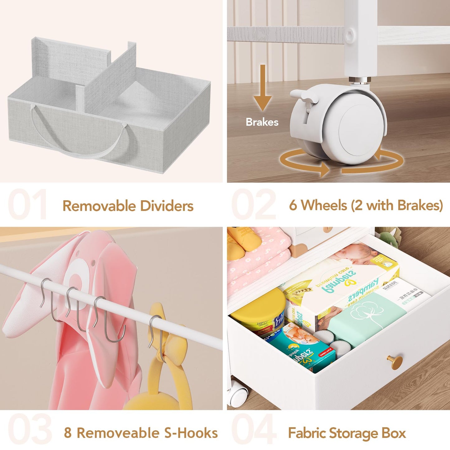 Diaper Caddy Organizer