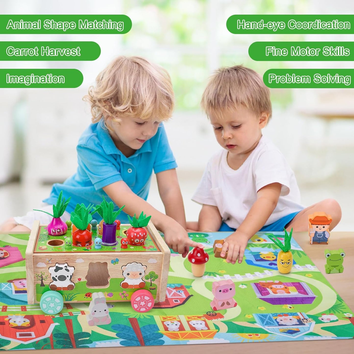Wooden Farm Toys