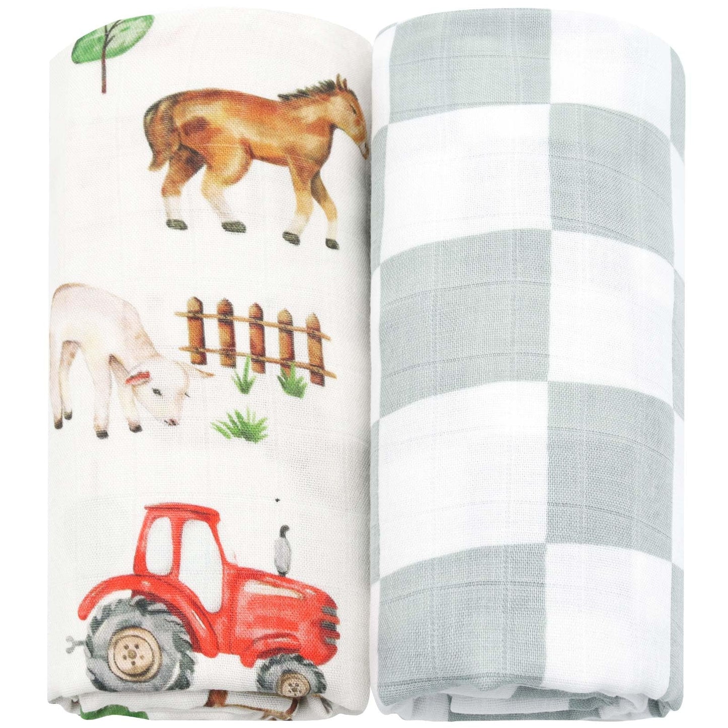 LifeTree Muslin Swaddle Blankets - Tots Treasure Trove