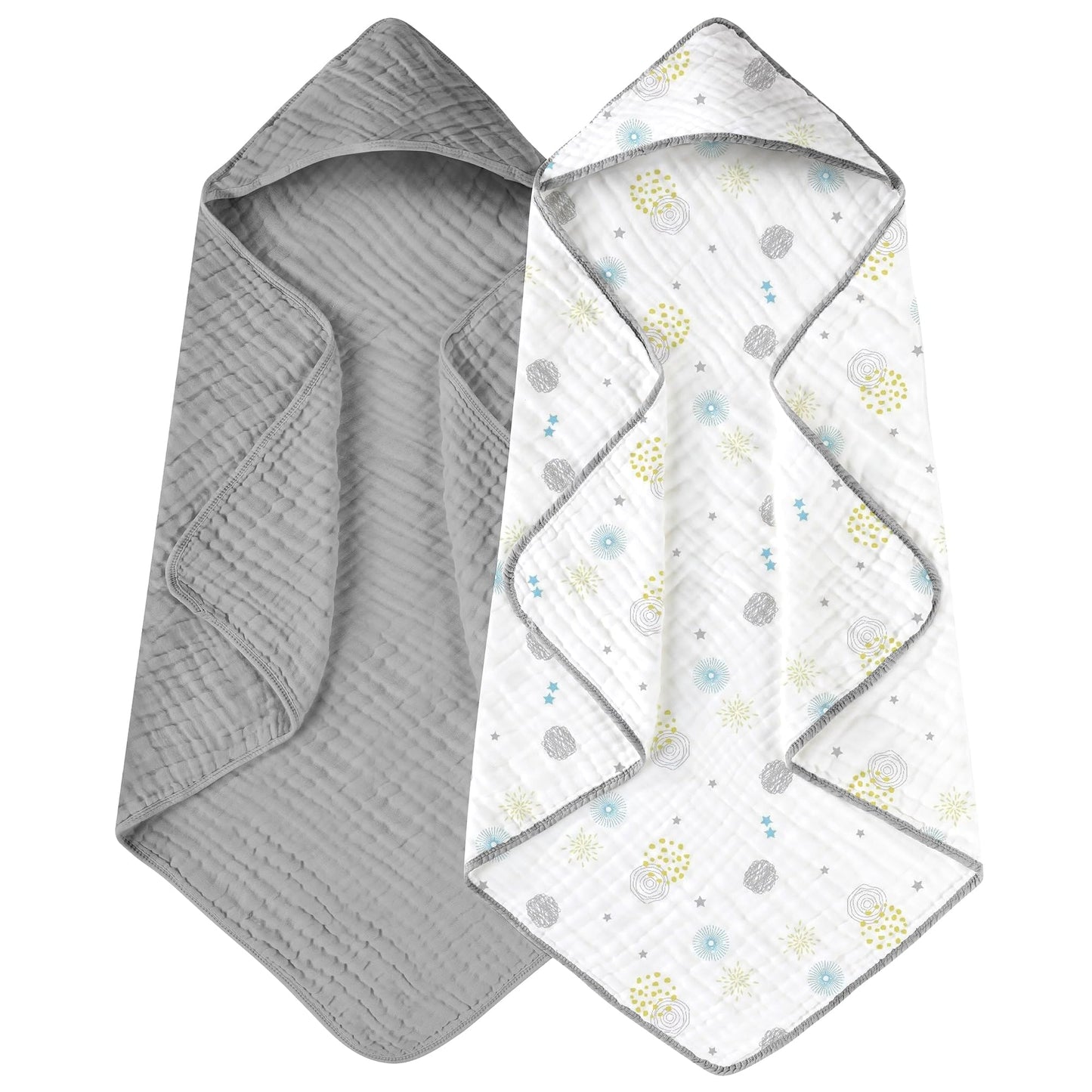 Yoofoss Hooded Baby Towels - Tots Treasure Trove