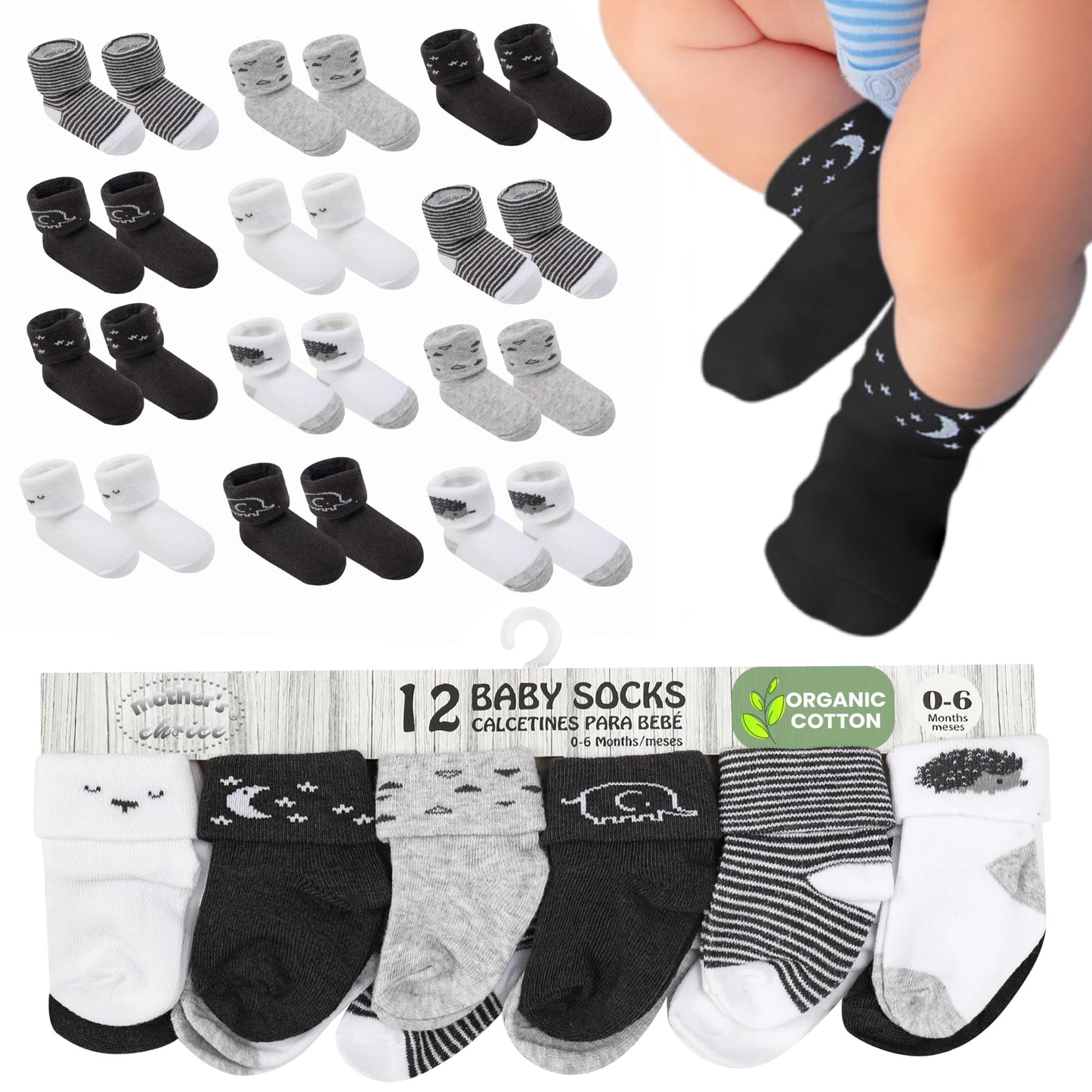 Organic Cotton Baby Socks