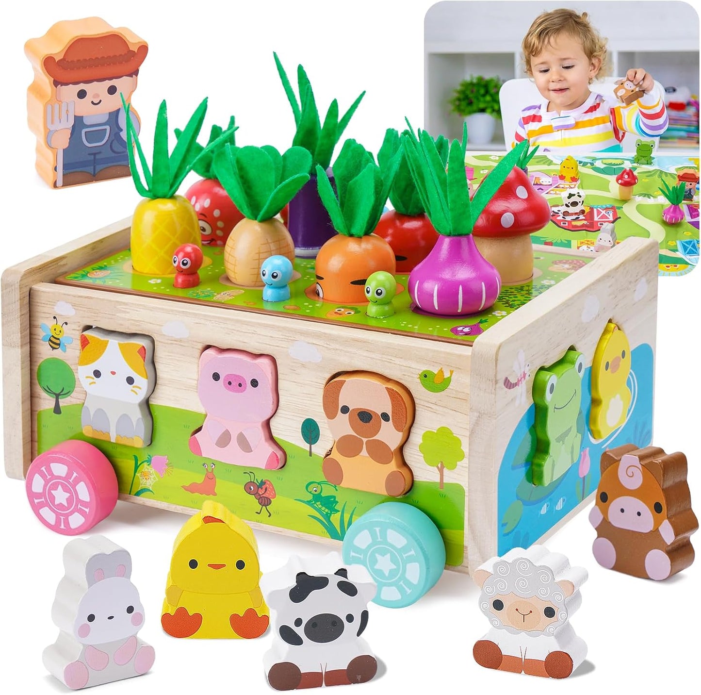 Wooden Farm Toys
