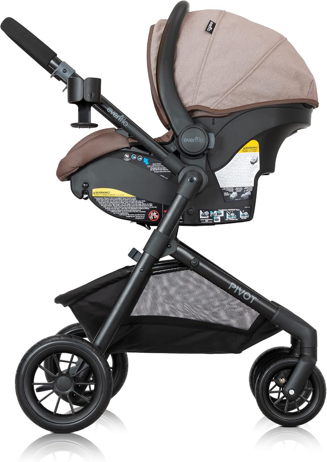 Evenflo Pivot Modular Travel System with LiteMax Infant Car Seat - Tots Treasure Trove