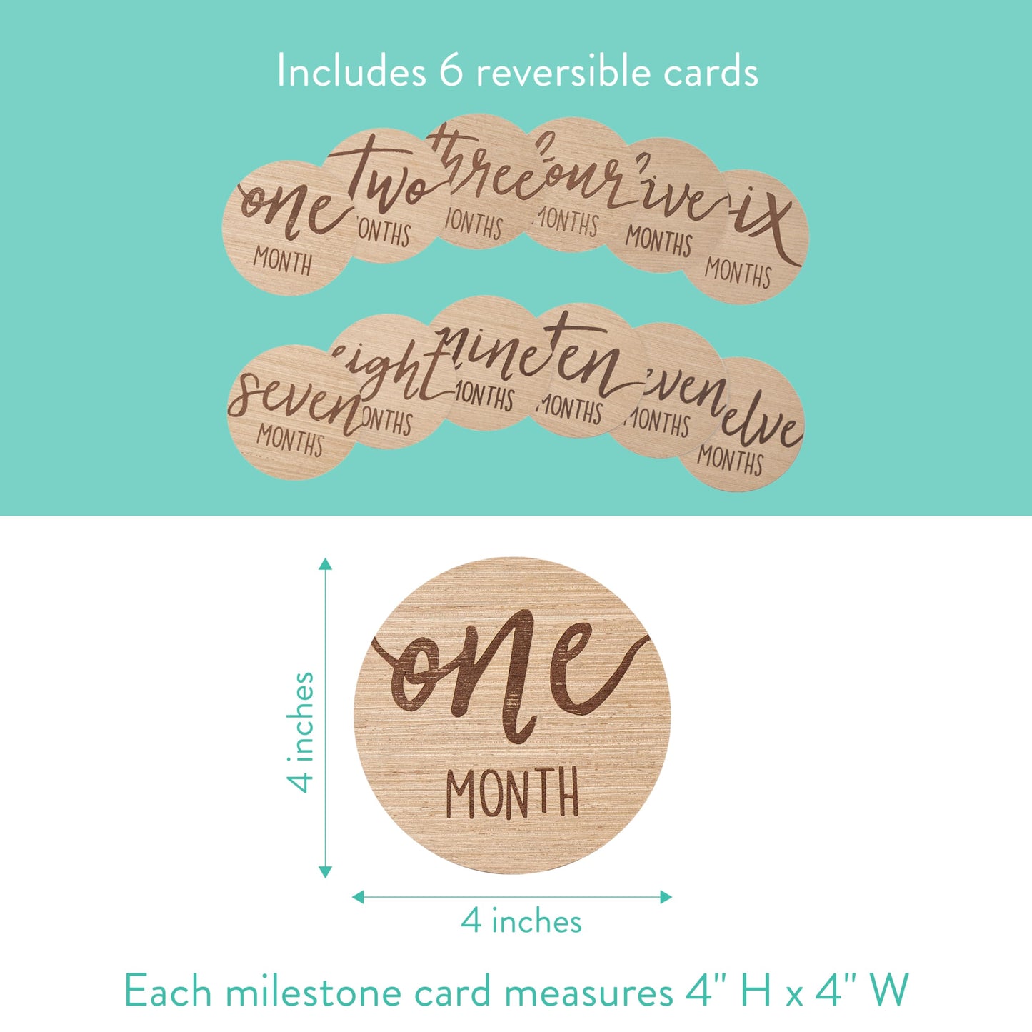 Kate & Milo Baby Milestone Markers - Tots Treasure Trove