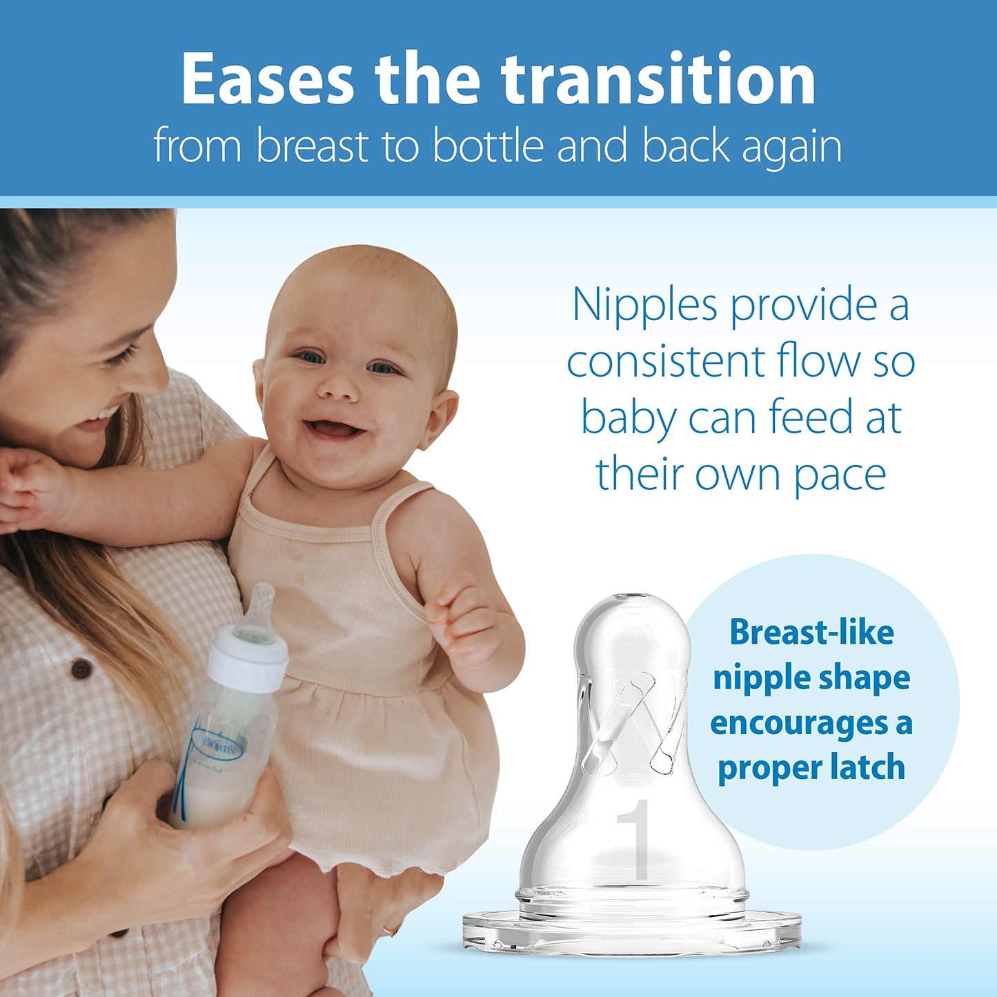 Dr. Brown's Natural Flow Anti-Colic Options - Tots Treasure Trove