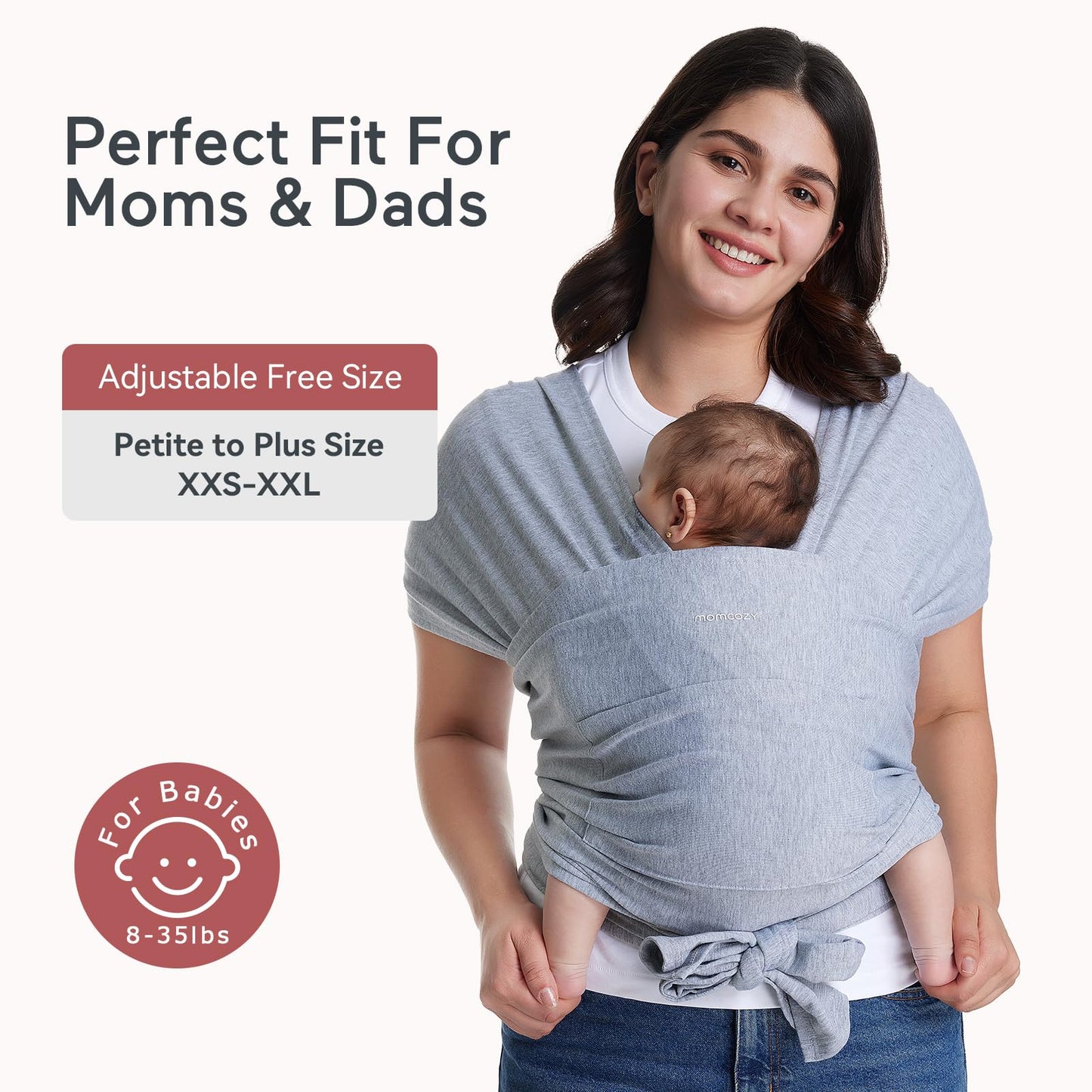 Momcozy Baby Wrap Carrier - Tots Treasure Trove