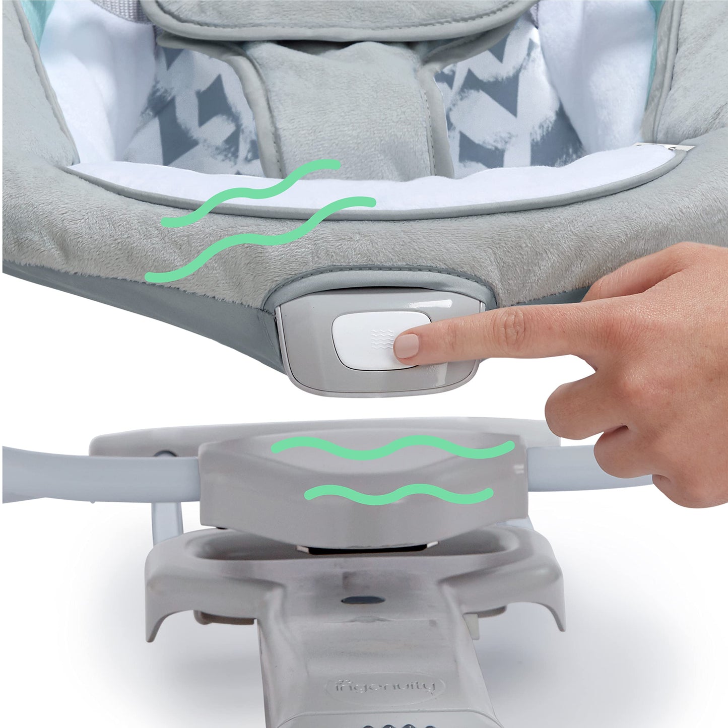 Ingenuity ConvertMe 2-in-1 Compact Portable Automatic Baby Swing - Tots Treasure Trove