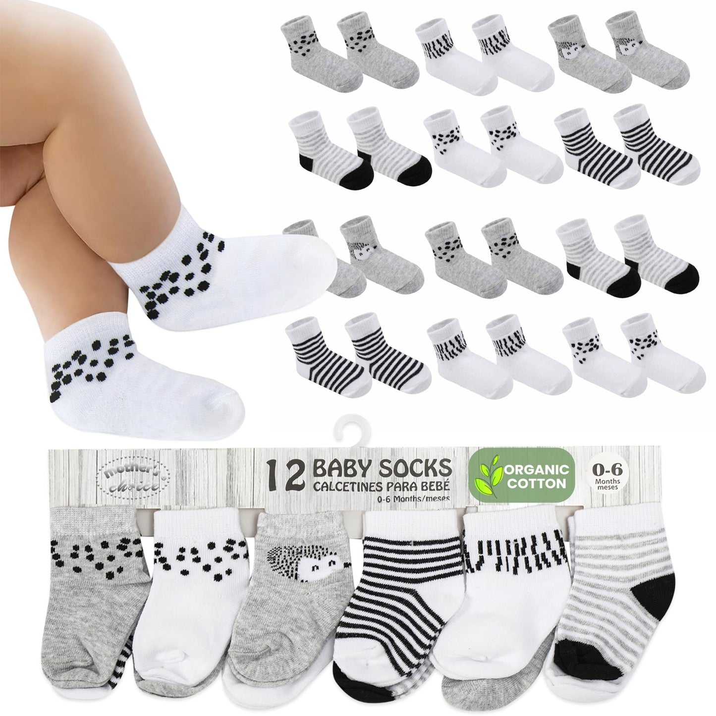 Organic Cotton Baby Socks