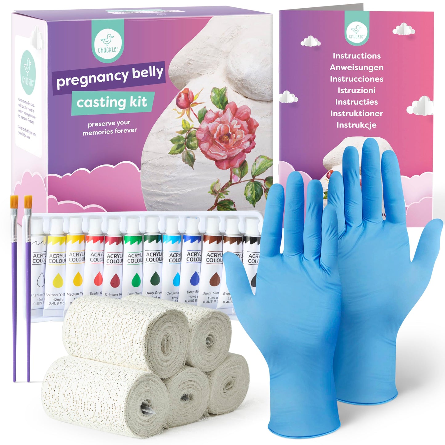 Pregnant Belly Casting Kit