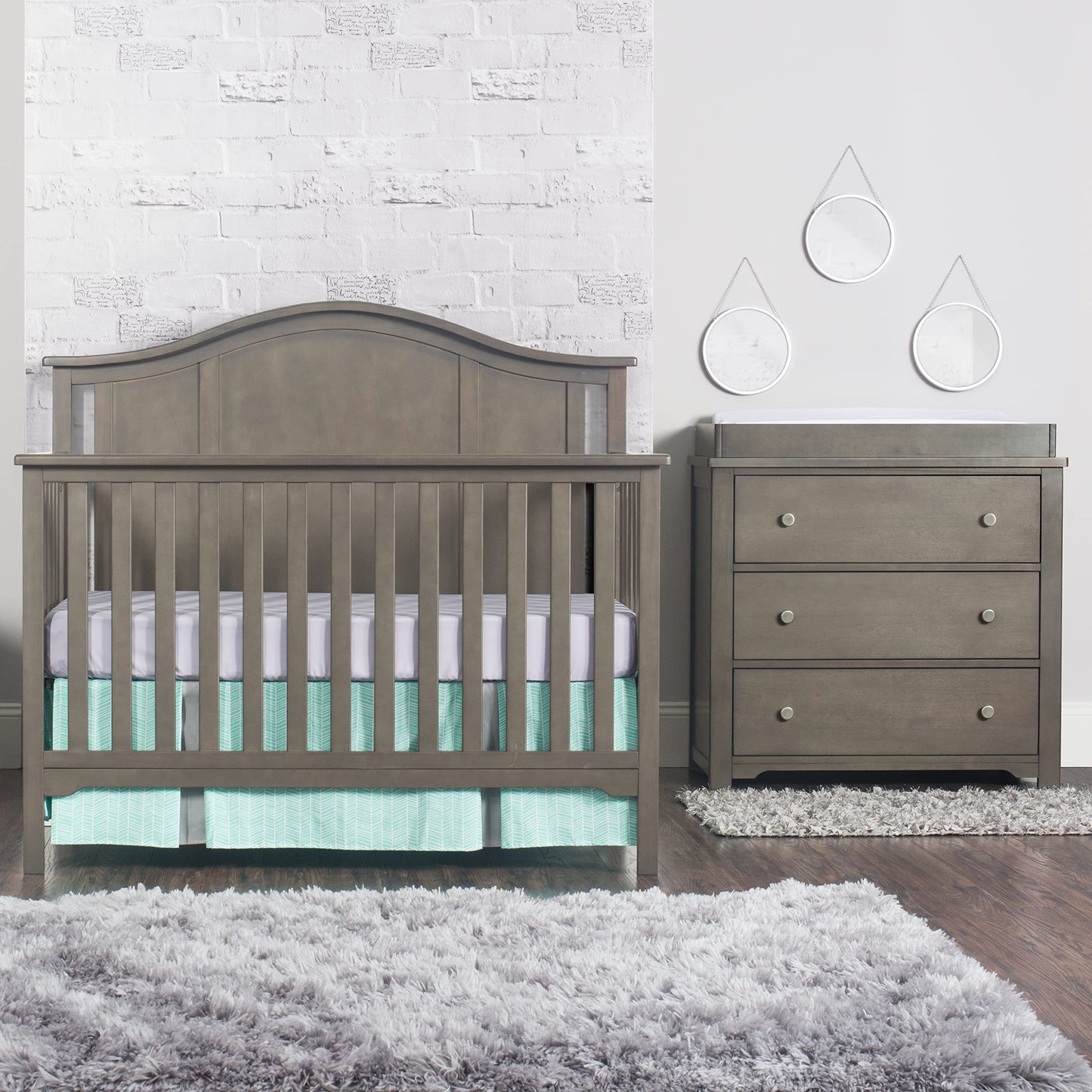 Child Craft Cottage Arch Top 4 in 1 Convertible Crib - Tots Treasure Trove