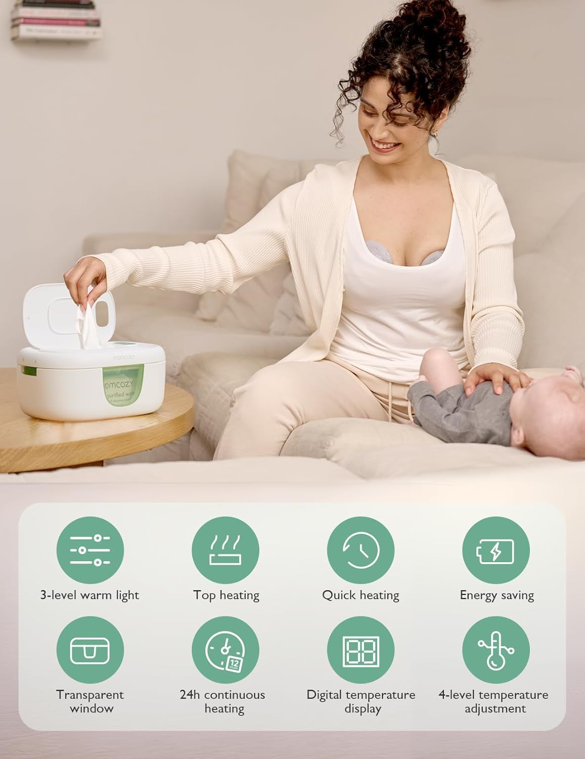 Momcozy Baby Wipe Warmer - Tots Treasure Trove