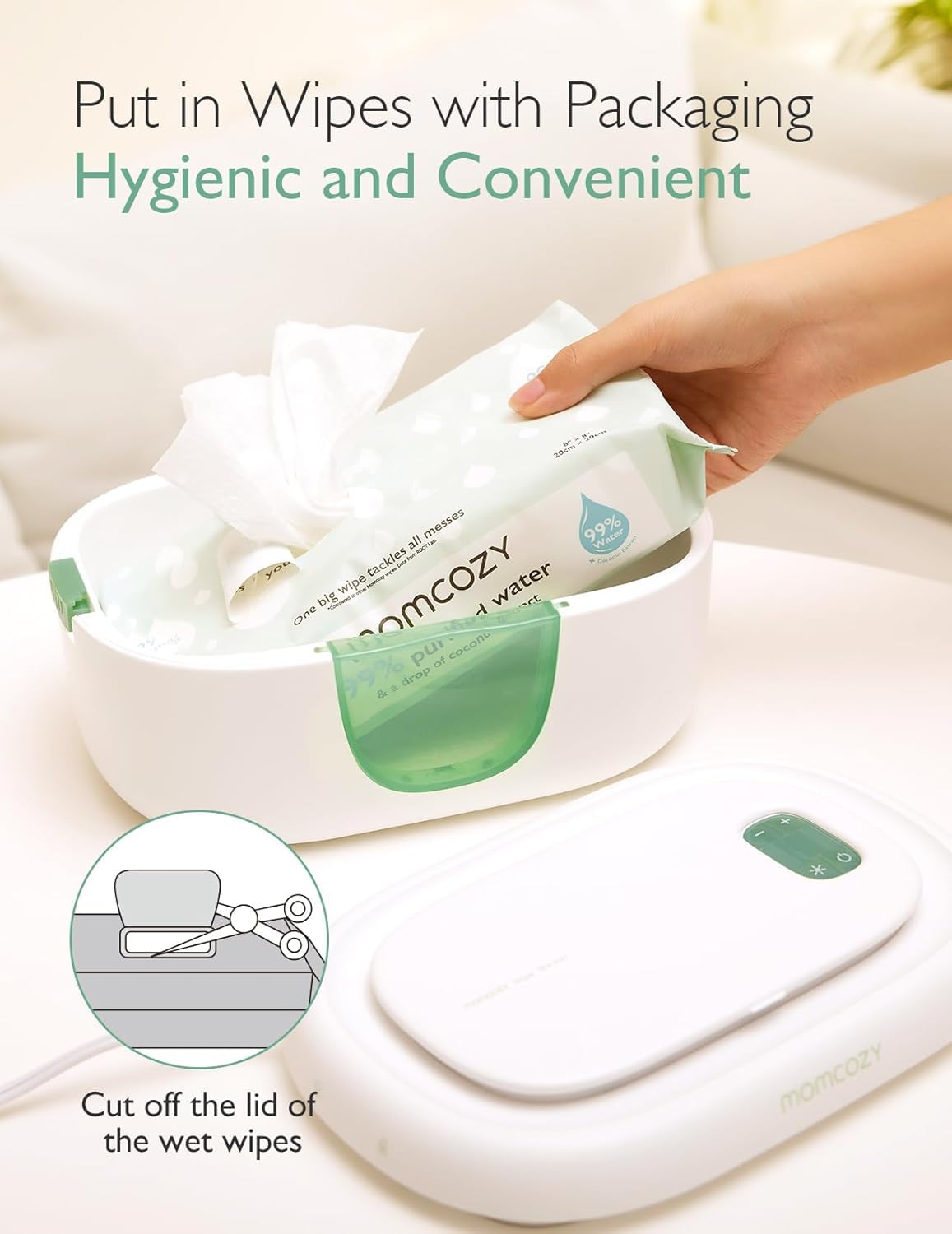 Momcozy Baby Wipe Warmer - Tots Treasure Trove