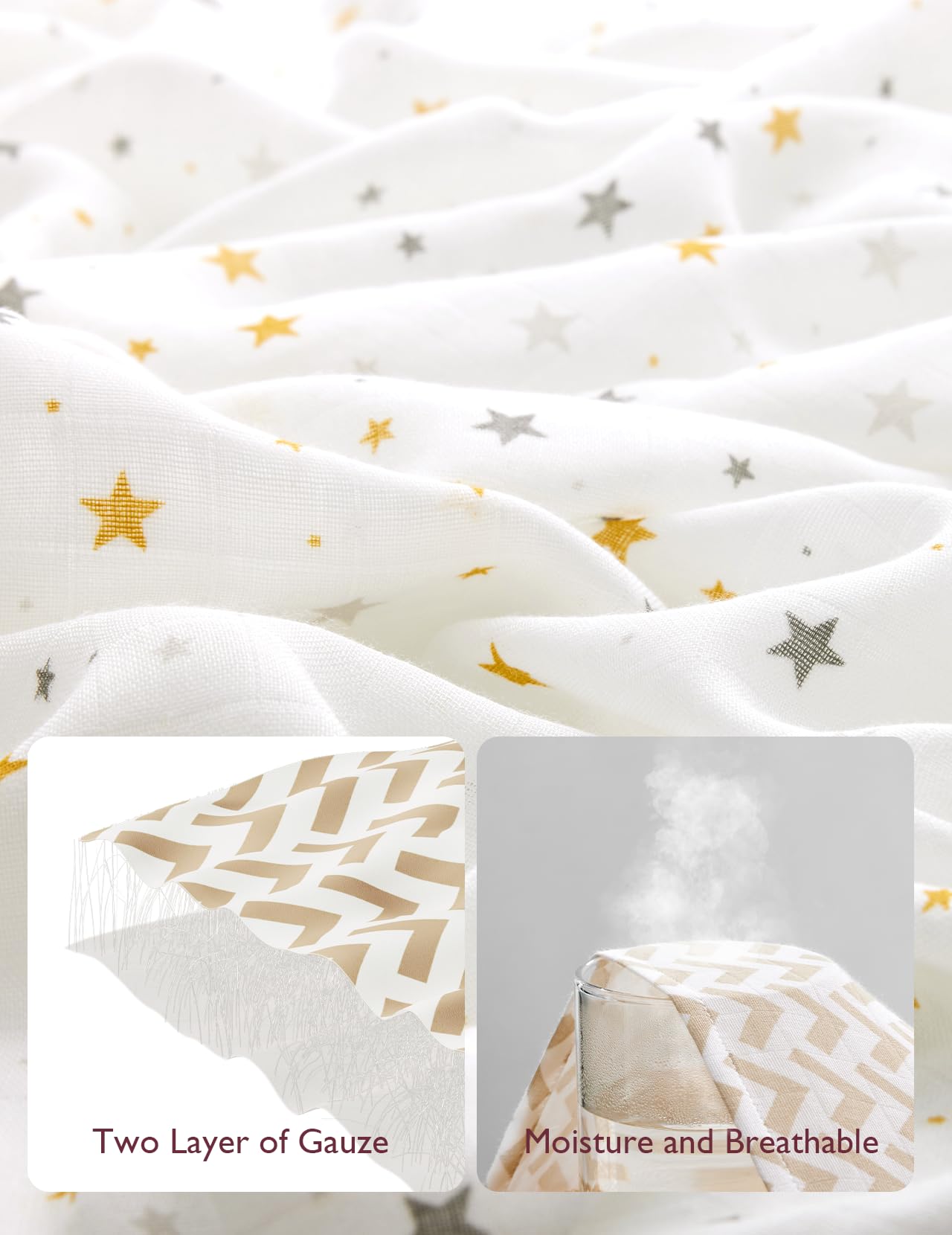 Momcozy Muslin Swaddle Blankets - Tots Treasure Trove