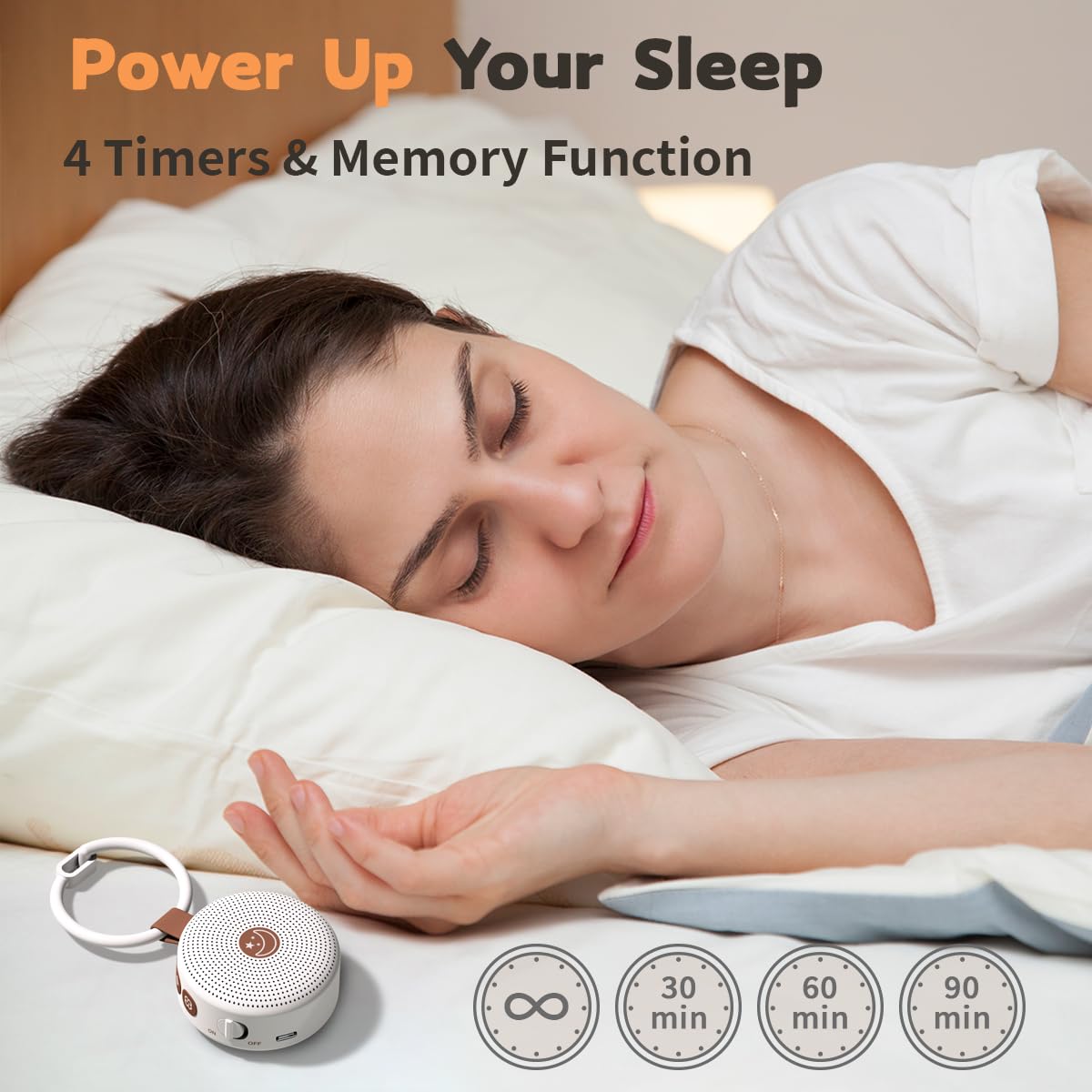 Mini Portable White Noise Machine - Tots Treasure Trove